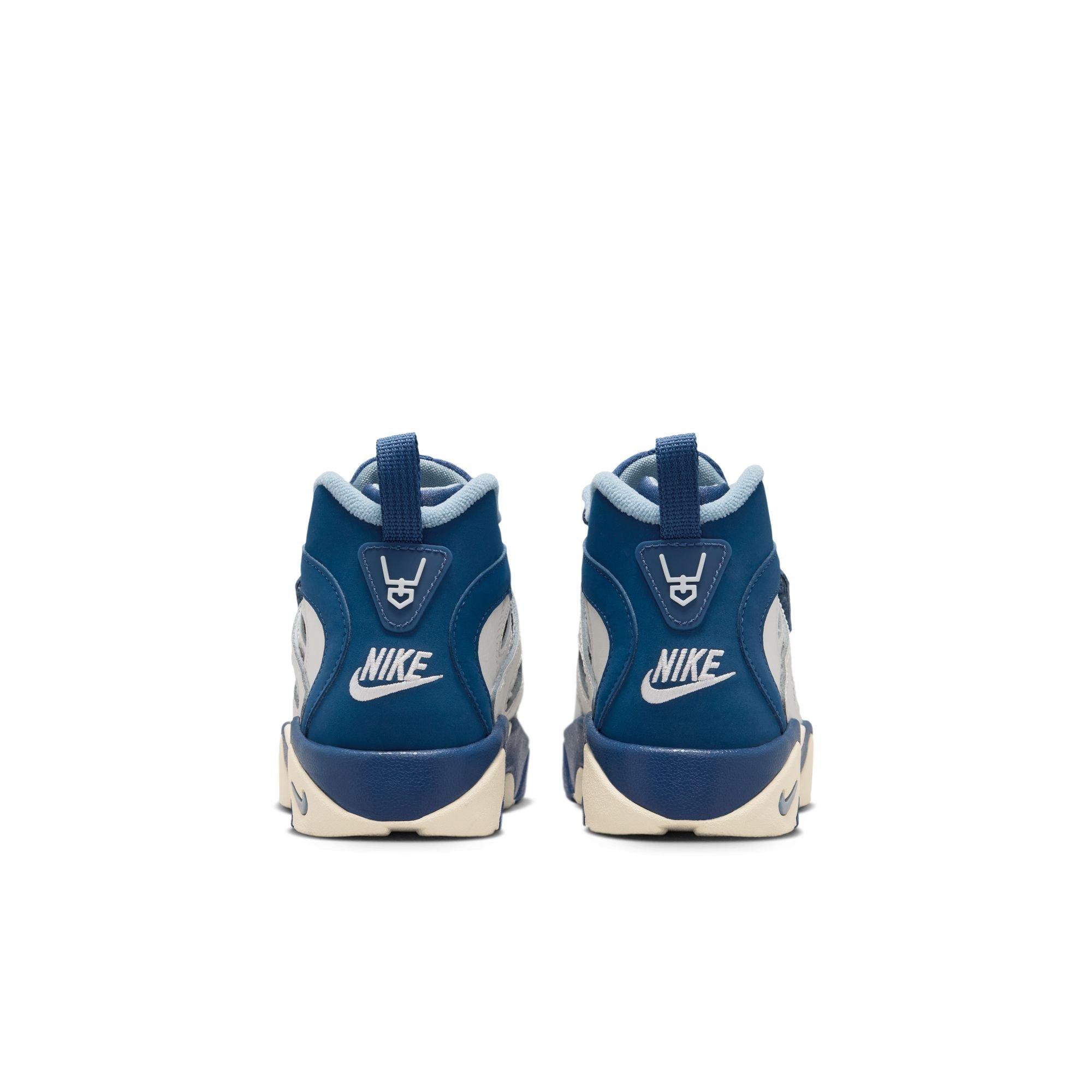 Nike Air Diamond Turf II "Royals" Preschool Kids' Shoe - SAIL/MYSTIC NAVY/BLUE GREY/METALLIC GOLD Thumbnail View 11