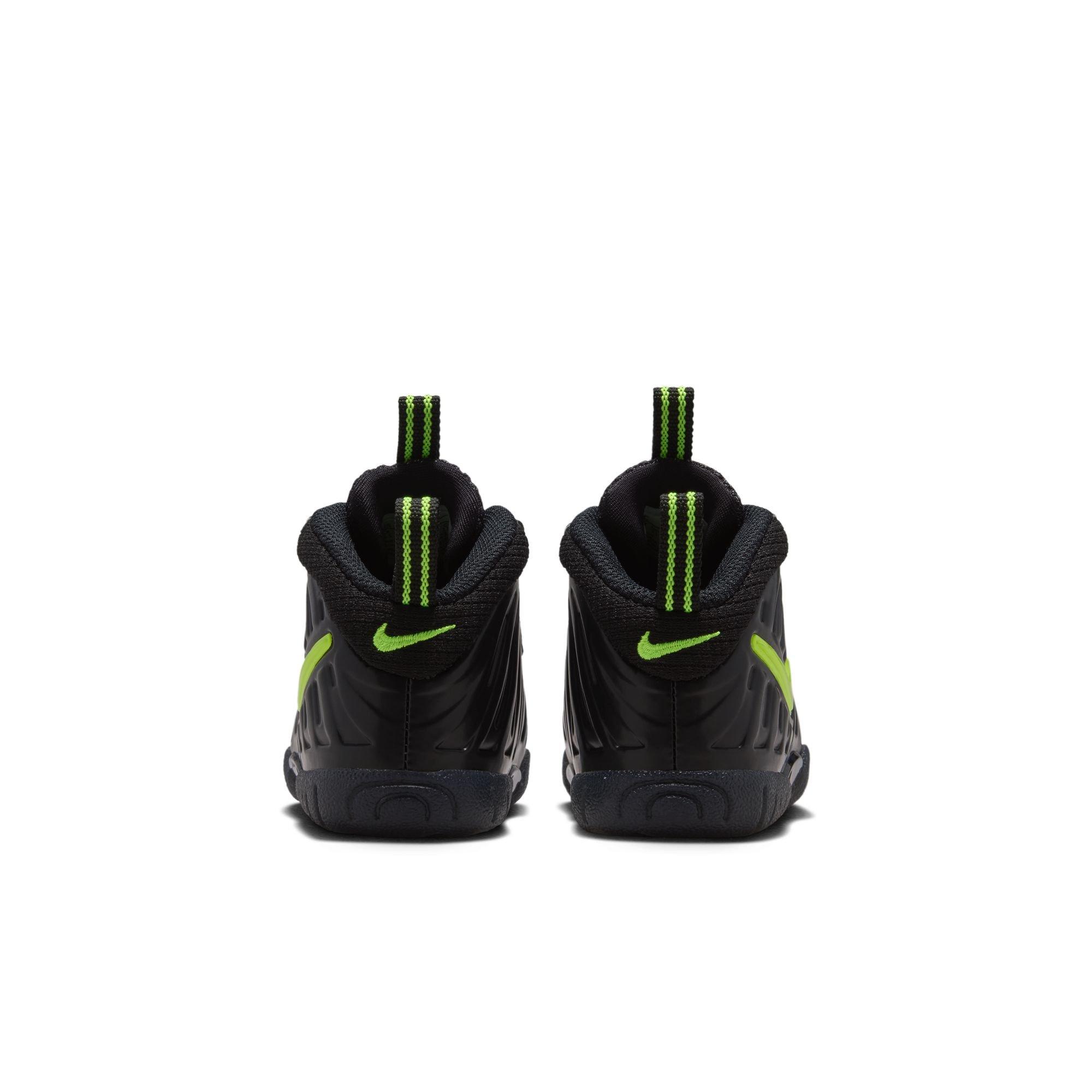 Nike Air Foamposite Pro "Voltage" Toddler Kids' Shoe - BLACK/YELLOW Thumbnail View 8