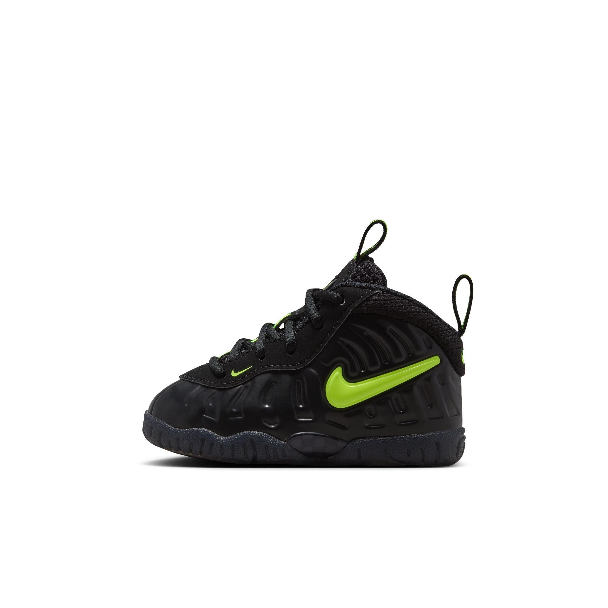 Nike Air Foamposite Pro "Voltage" Toddler Kids' Shoe - BLACK/YELLOW Thumbnail View 6