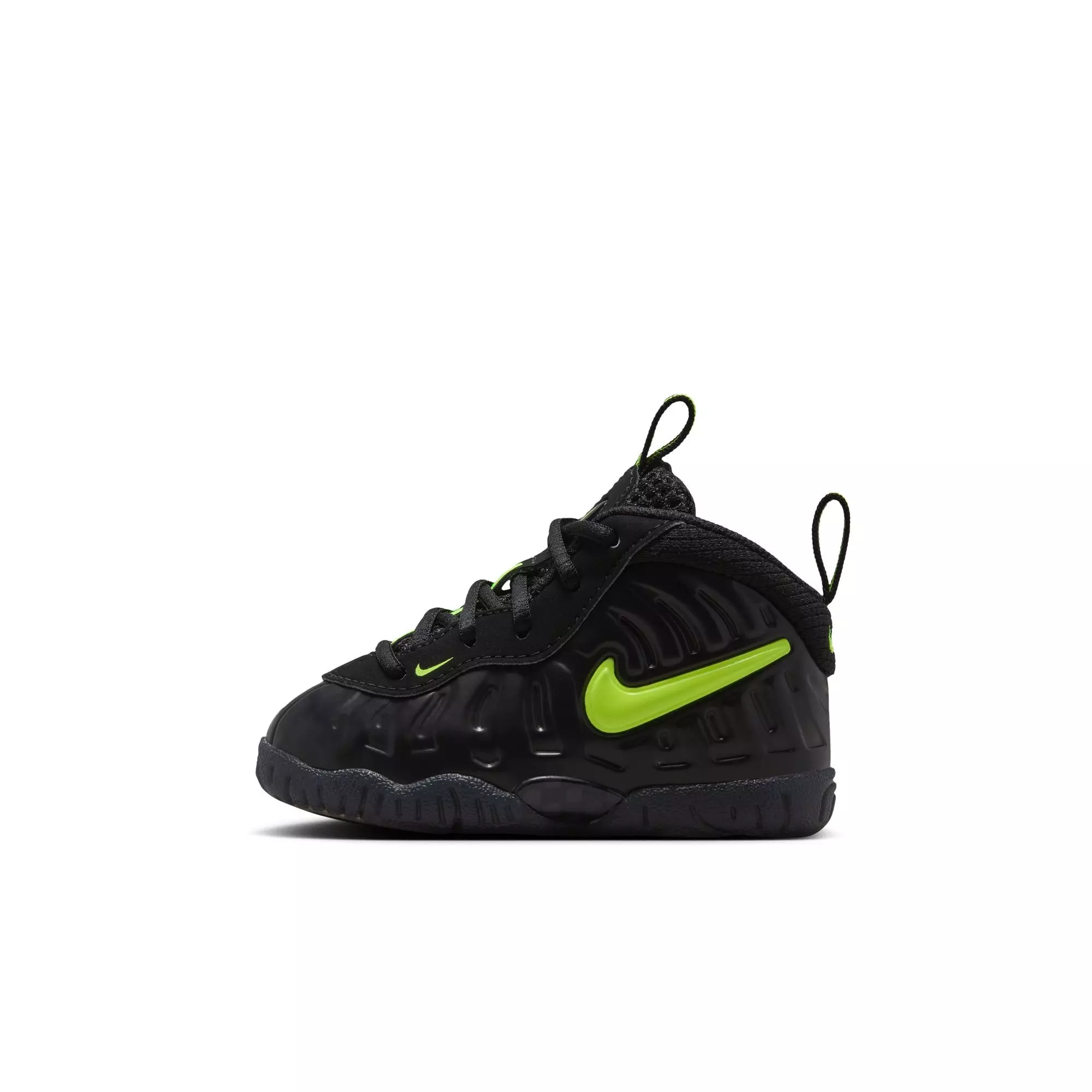 Nike Air Foamposite Pro "Voltage" Toddler Kids' Shoe - BLACK/YELLOW