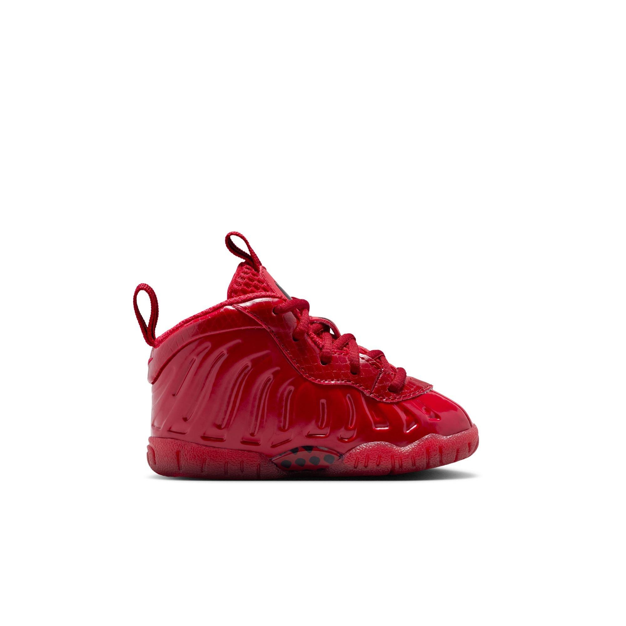 Nike Air Foamposite Pro "Gym Red" Toddler Kids' Shoe - GYM RED/BLACK Thumbnail View 3