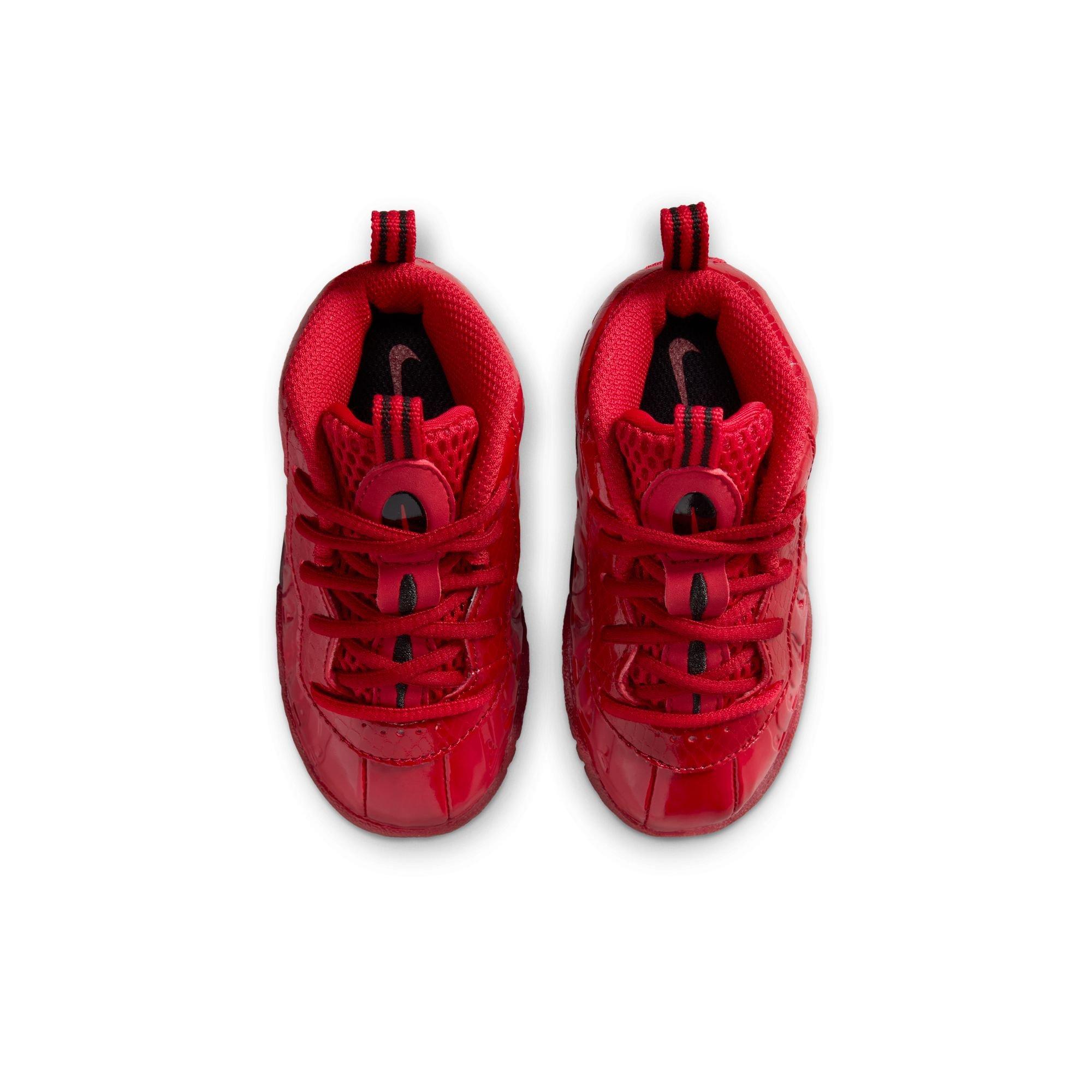 Nike Air Foamposite Pro "Gym Red" Toddler Kids' Shoe - GYM RED/BLACK Thumbnail View 9