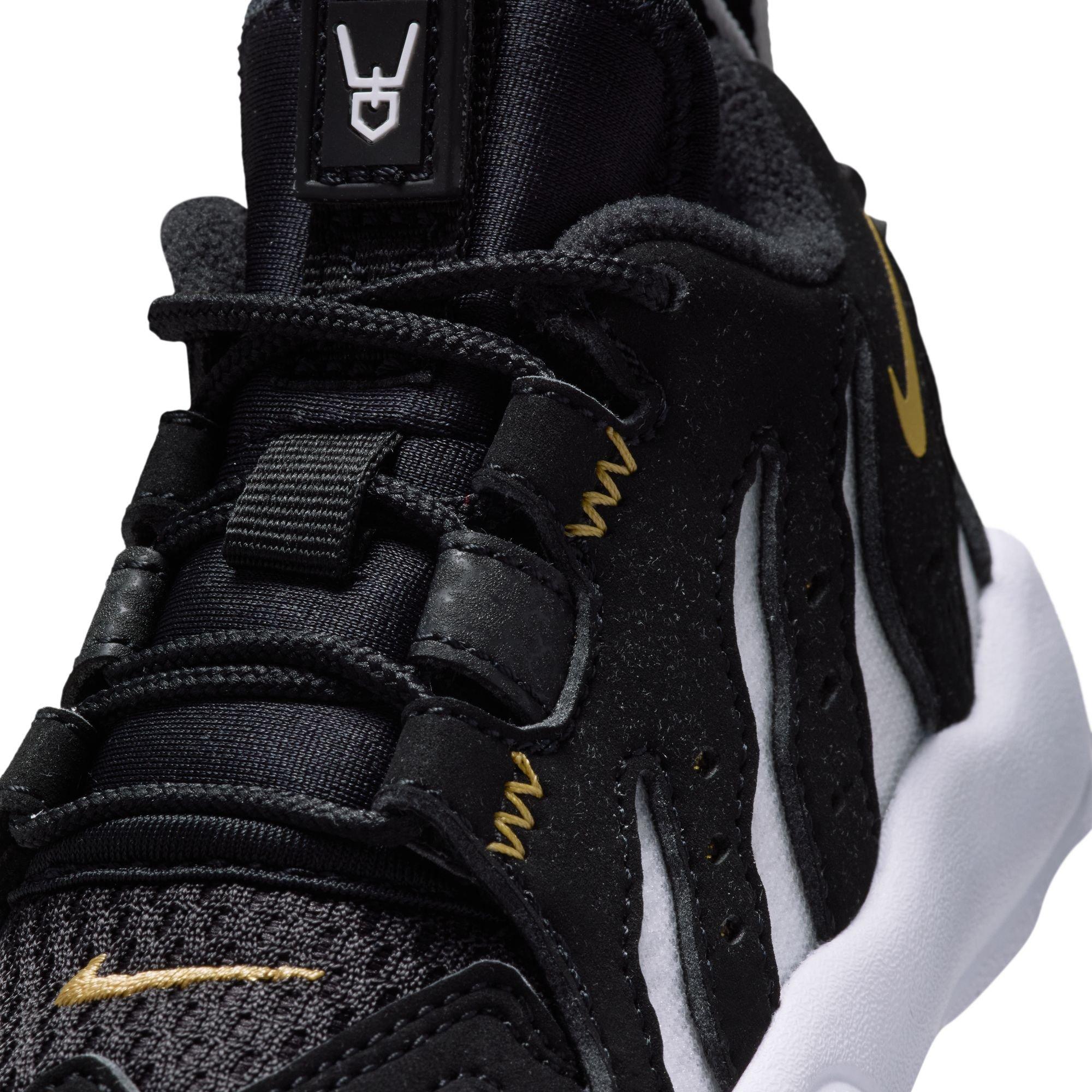 Nike Air DT Max '96 Low "Black/White" Toddler Kids' Shoe - BLACK/METALLIC GOLD/WHITE Thumbnail View 5