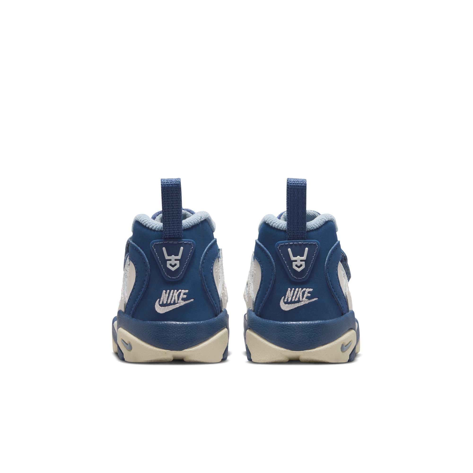 Nike Air Diamond Turf II "Royals" Toddler Kids' Shoe - SAIL/MYSTIC NAVY/BLUE GREY/METALLIC GOLD Thumbnail View 10