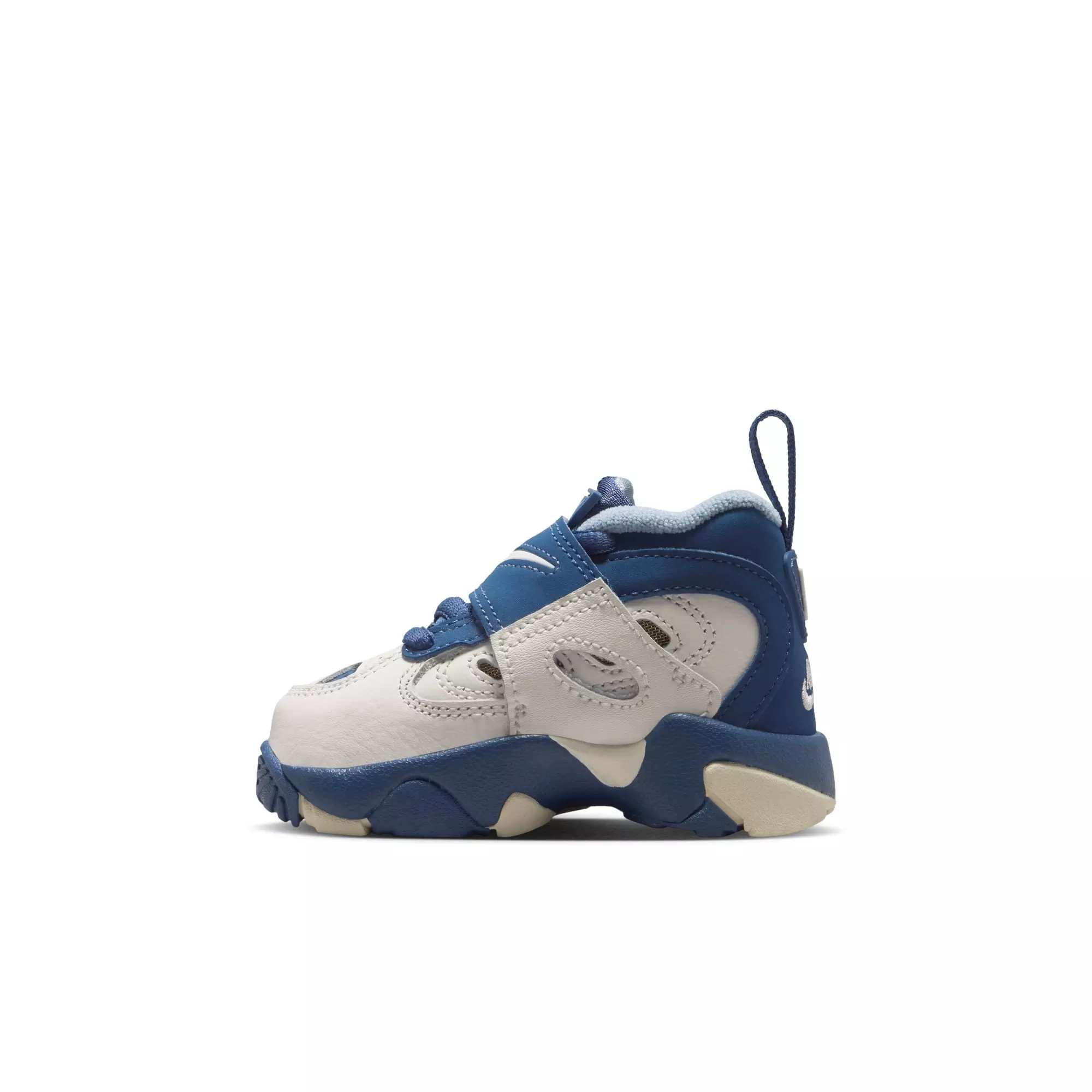 Nike Air Diamond Turf II "Royals" Toddler Kids' Shoe - SAIL/MYSTIC NAVY/BLUE GREY/METALLIC GOLD