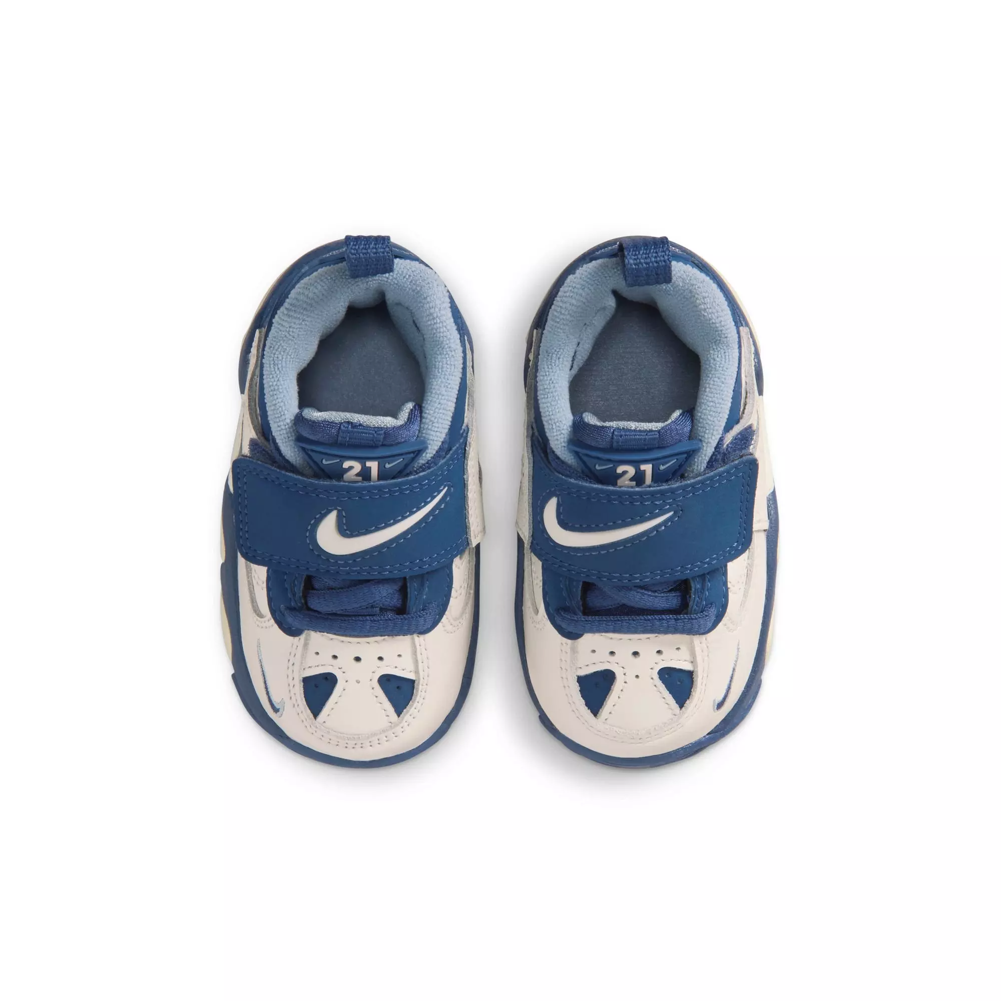 Nike Air Diamond Turf II "Royals" Toddler Kids' Shoe - SAIL/MYSTIC NAVY/BLUE GREY/METALLIC GOLD