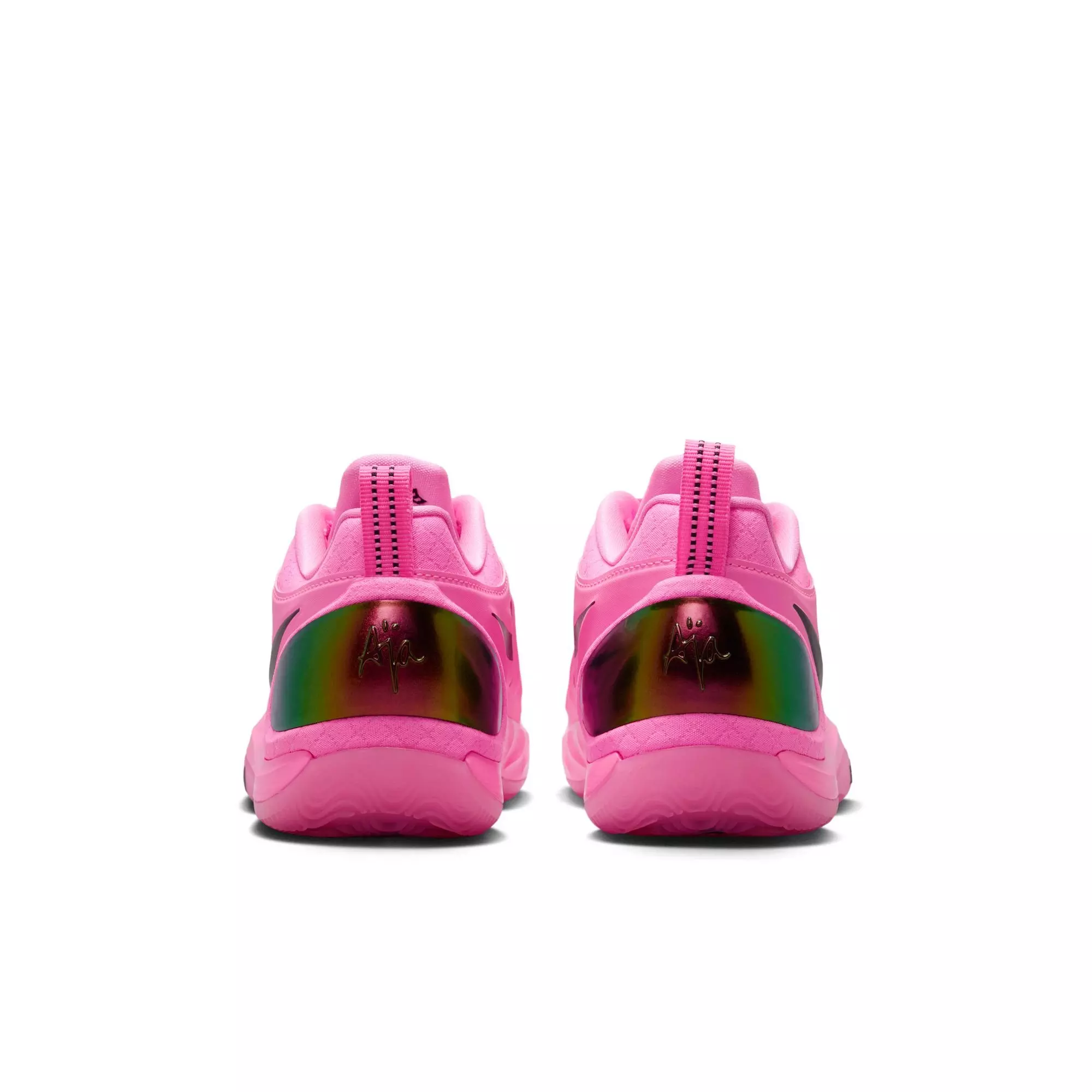 Nike A'Two "A'Pink Shoe" Grade School Kids' Basketball Shoe - PINK BEAM/BLACK