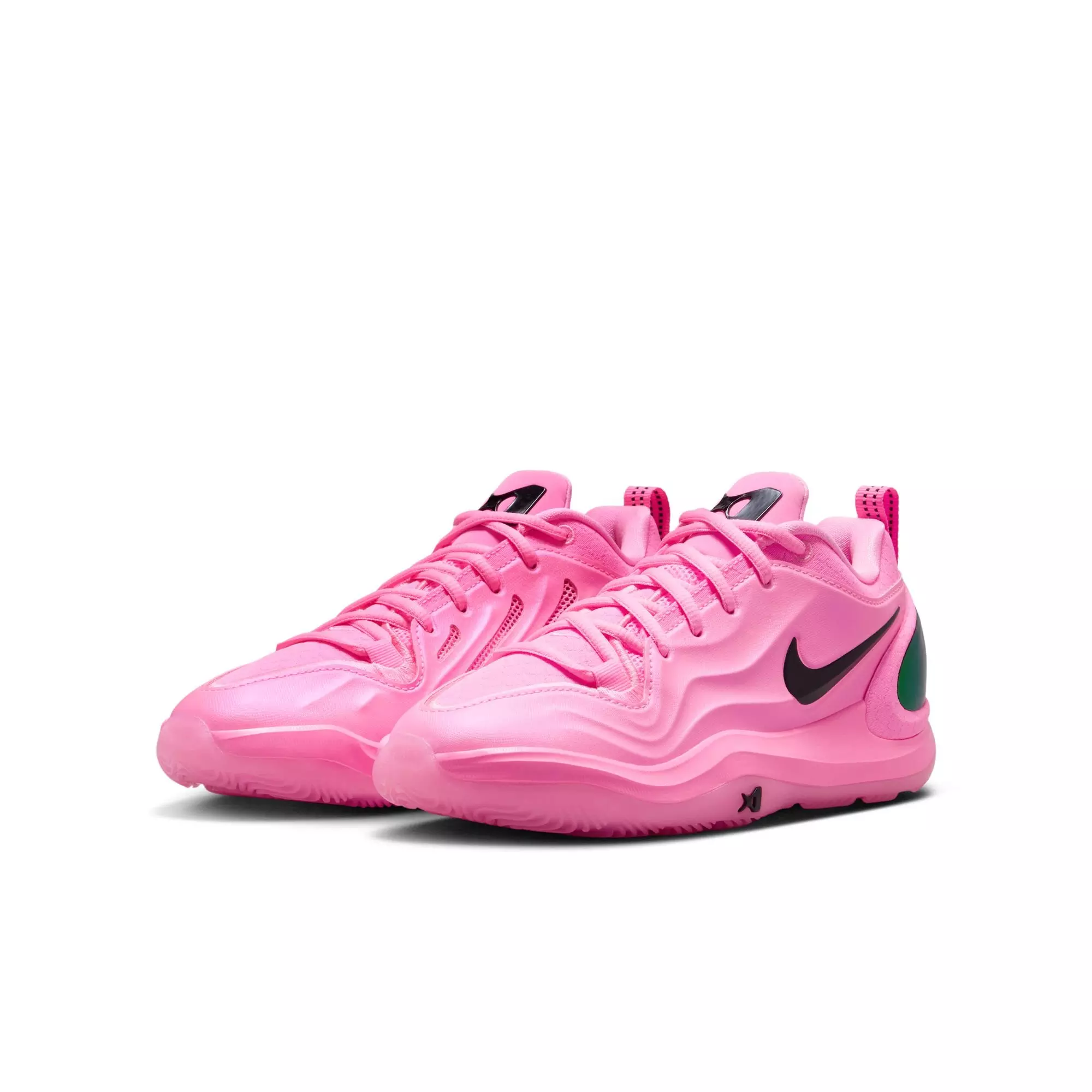 Nike A'Two "A'Pink Shoe" Grade School Kids' Basketball Shoe - PINK BEAM/BLACK