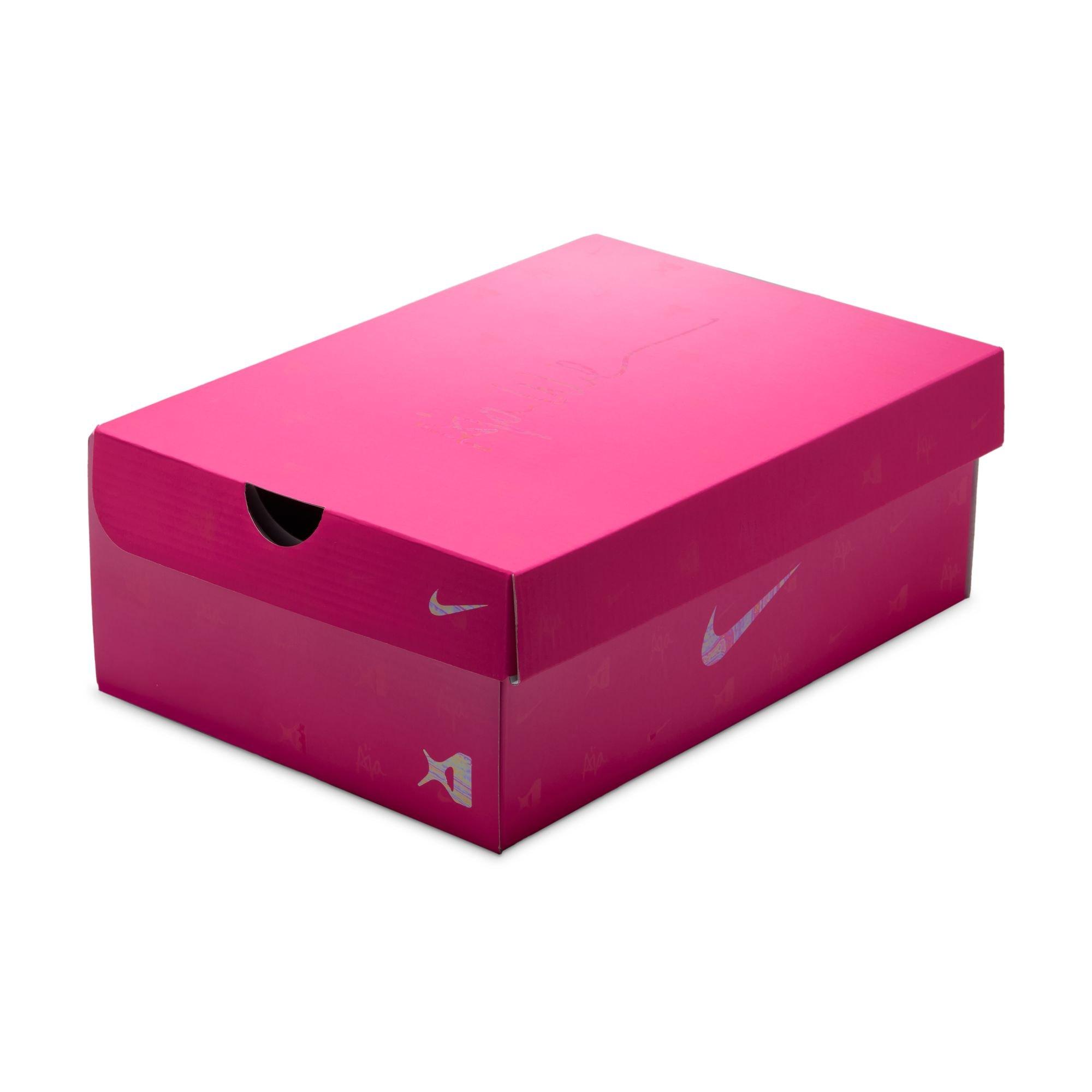 Nike A'Two "A'Pink Shoe" Grade School Kids' Basketball Shoe - PINK BEAM/BLACK Thumbnail View 8