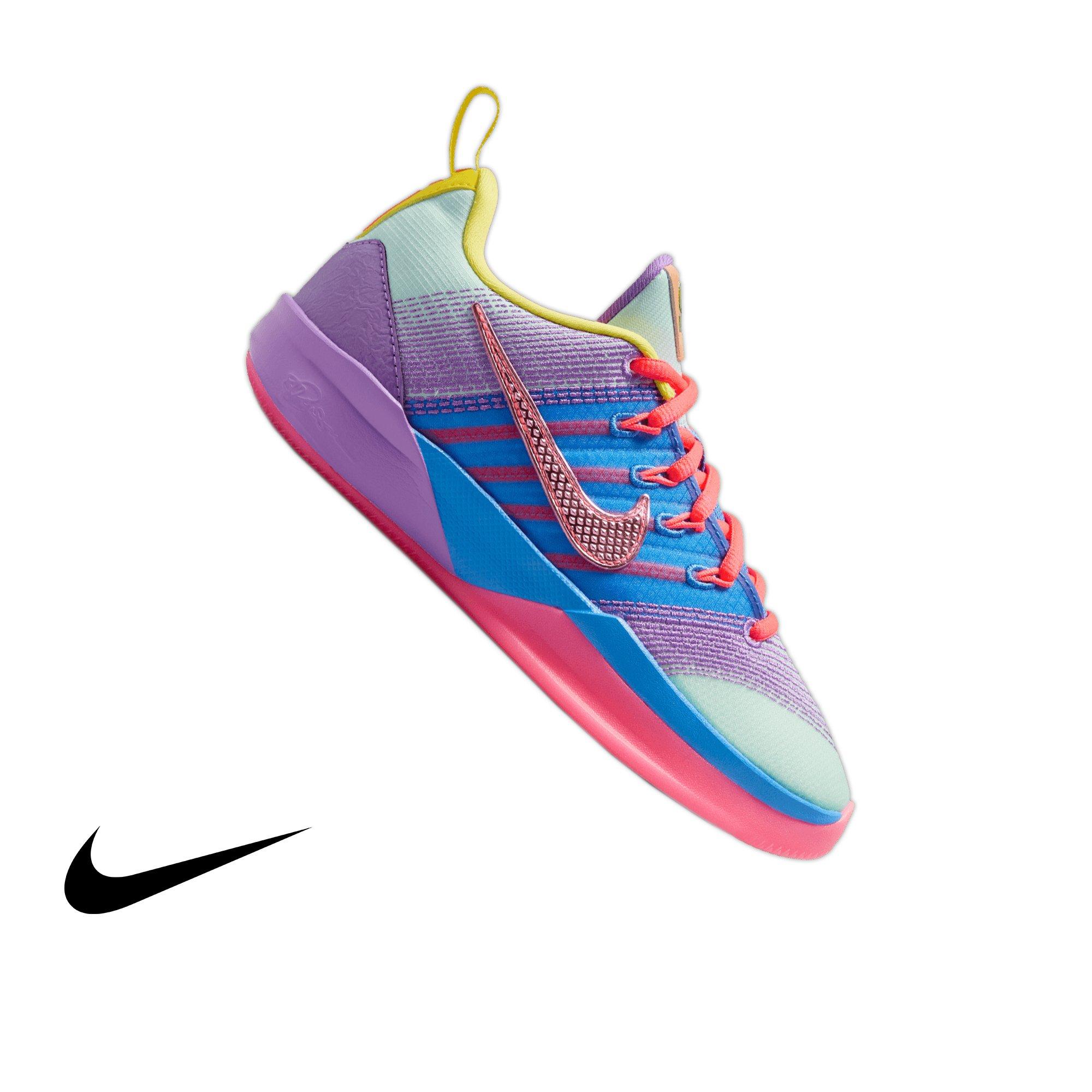Nike Sabrina 3 "What The" Grade School Kids' Basketball Shoe - IGLOO/HOT LAVA/BLUE CRYSTAL Thumbnail View 1