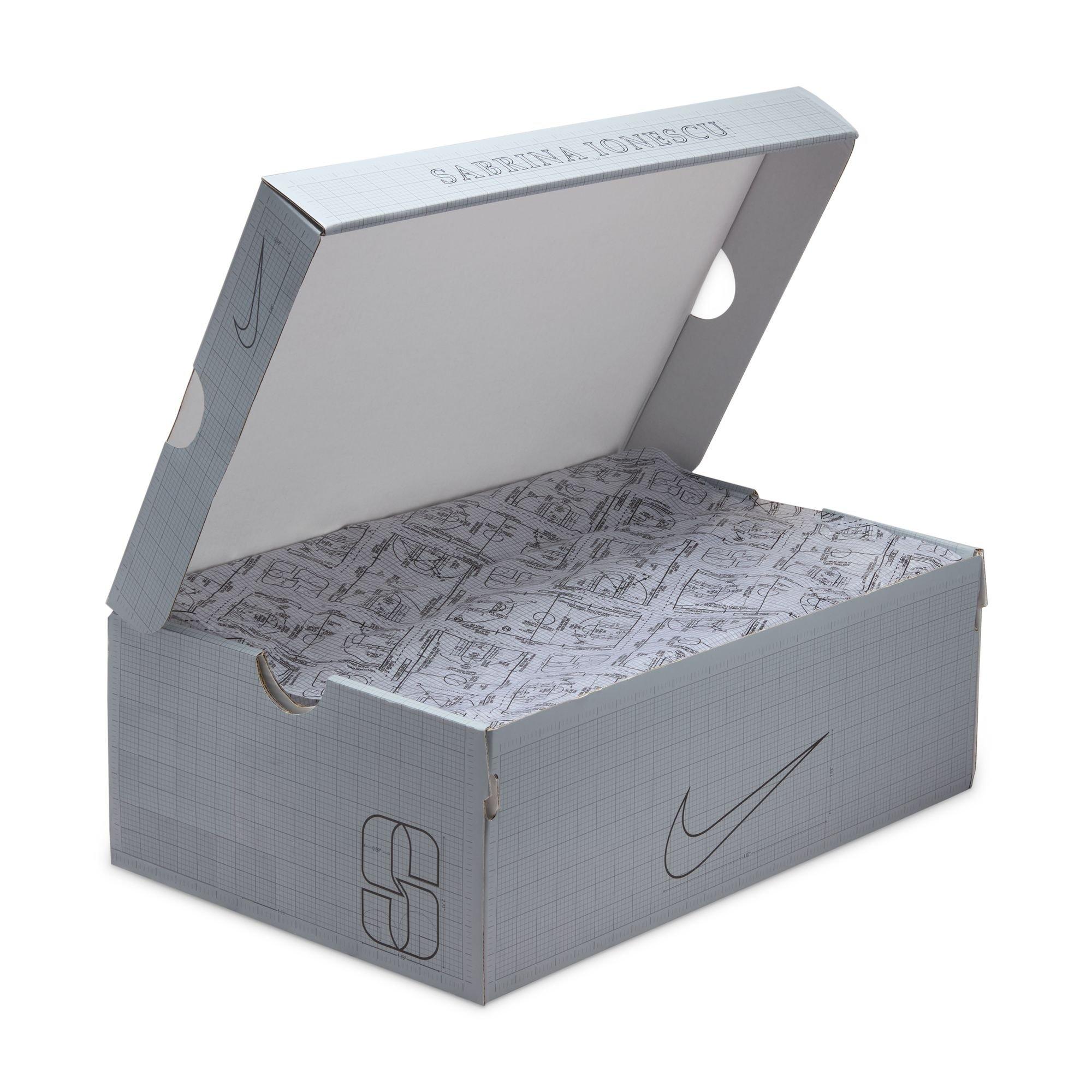 Nike Sabrina 3 "What The" Grade School Kids' Basketball Shoe - IGLOO/HOT LAVA/BLUE CRYSTAL Thumbnail View 12