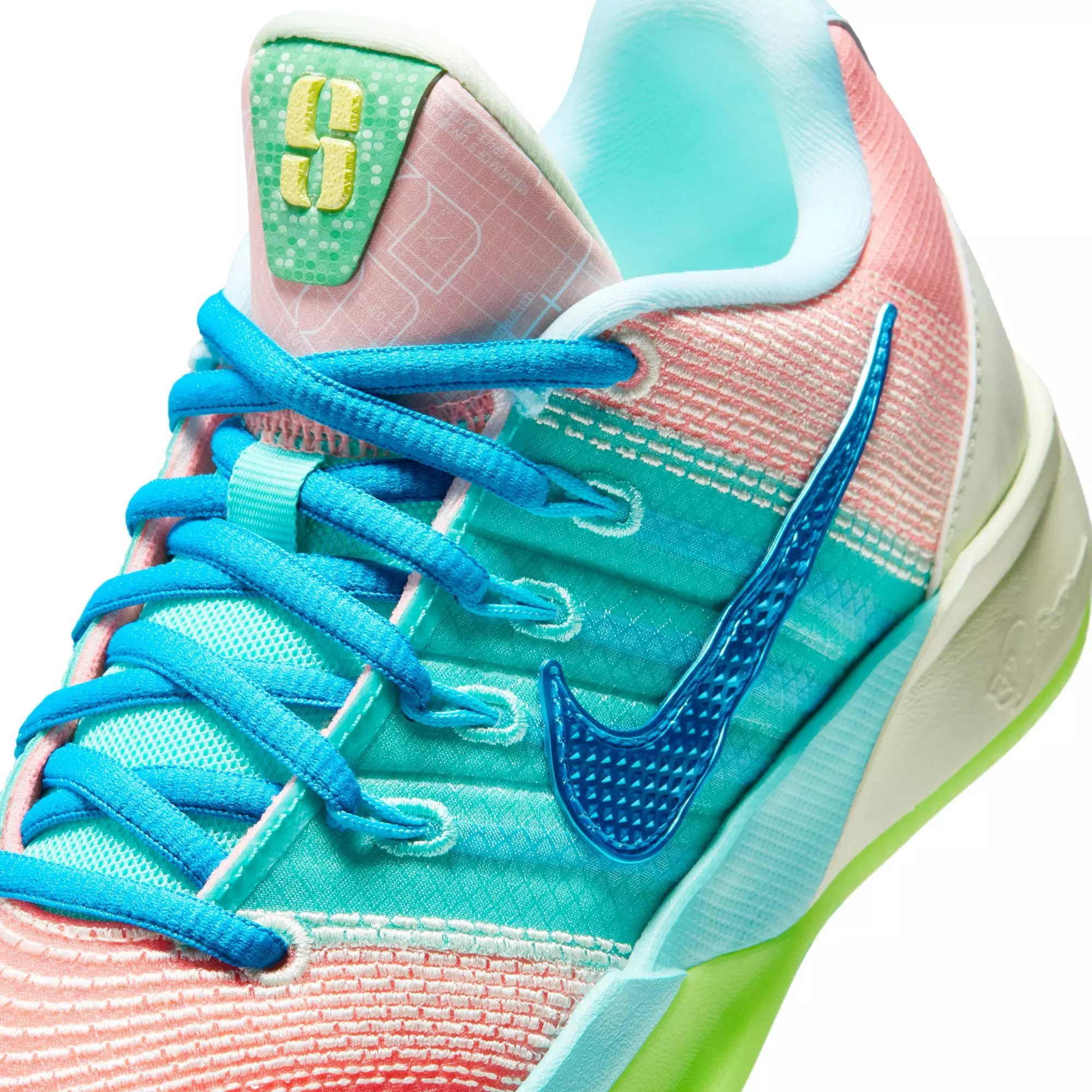 Nike Sabrina 3 "What The" Grade School Kids' Basketball Shoe - IGLOO/HOT LAVA/BLUE CRYSTAL