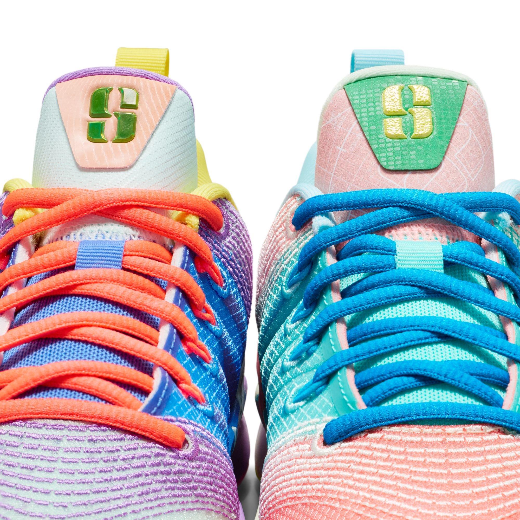 Nike Sabrina 3 "What The" Grade School Kids' Basketball Shoe - IGLOO/HOT LAVA/BLUE CRYSTAL Thumbnail View 7