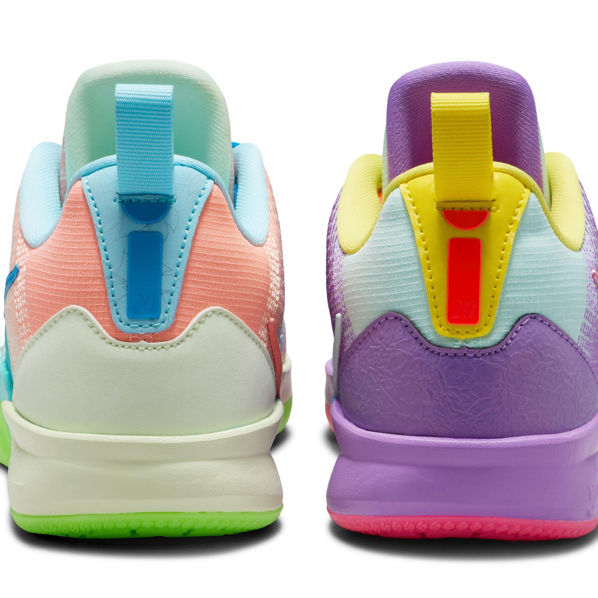 Nike Sabrina 3 "What The" Grade School Kids' Basketball Shoe - IGLOO/HOT LAVA/BLUE CRYSTAL Thumbnail View 8