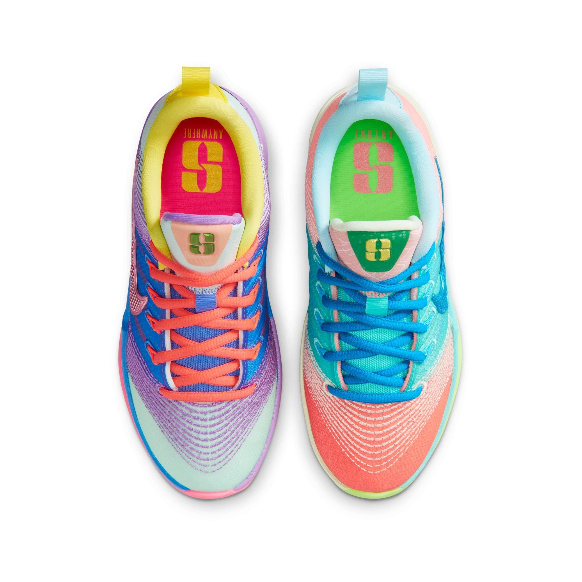 Nike Sabrina 3 "What The" Grade School Kids' Basketball Shoe - IGLOO/HOT LAVA/BLUE CRYSTAL Thumbnail View 16