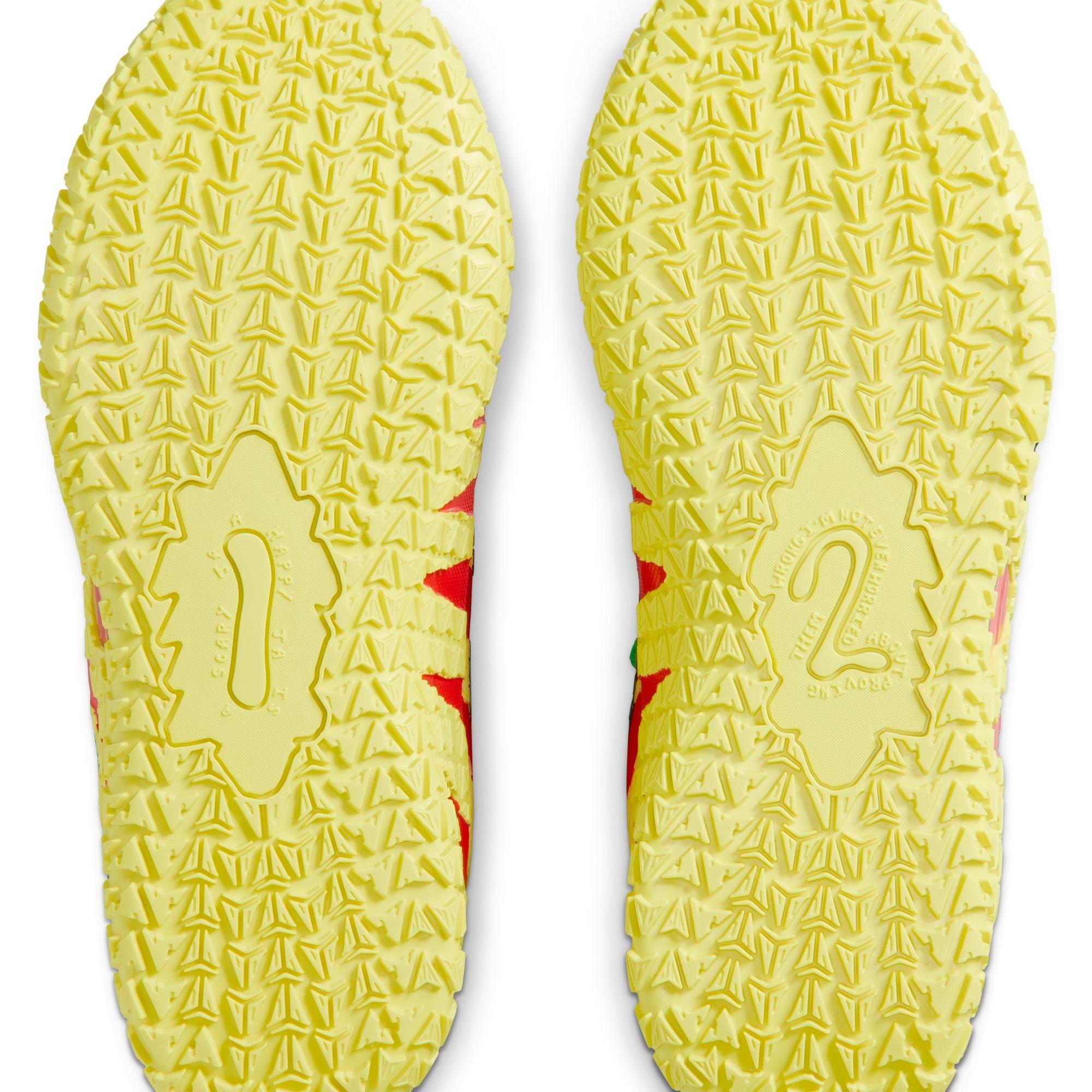 Nike Ja 3 "Explorer" Grade School Kids' Basketball Shoe - GREEN SPARK/BLACK/UNIVERSITY RED Thumbnail View 16