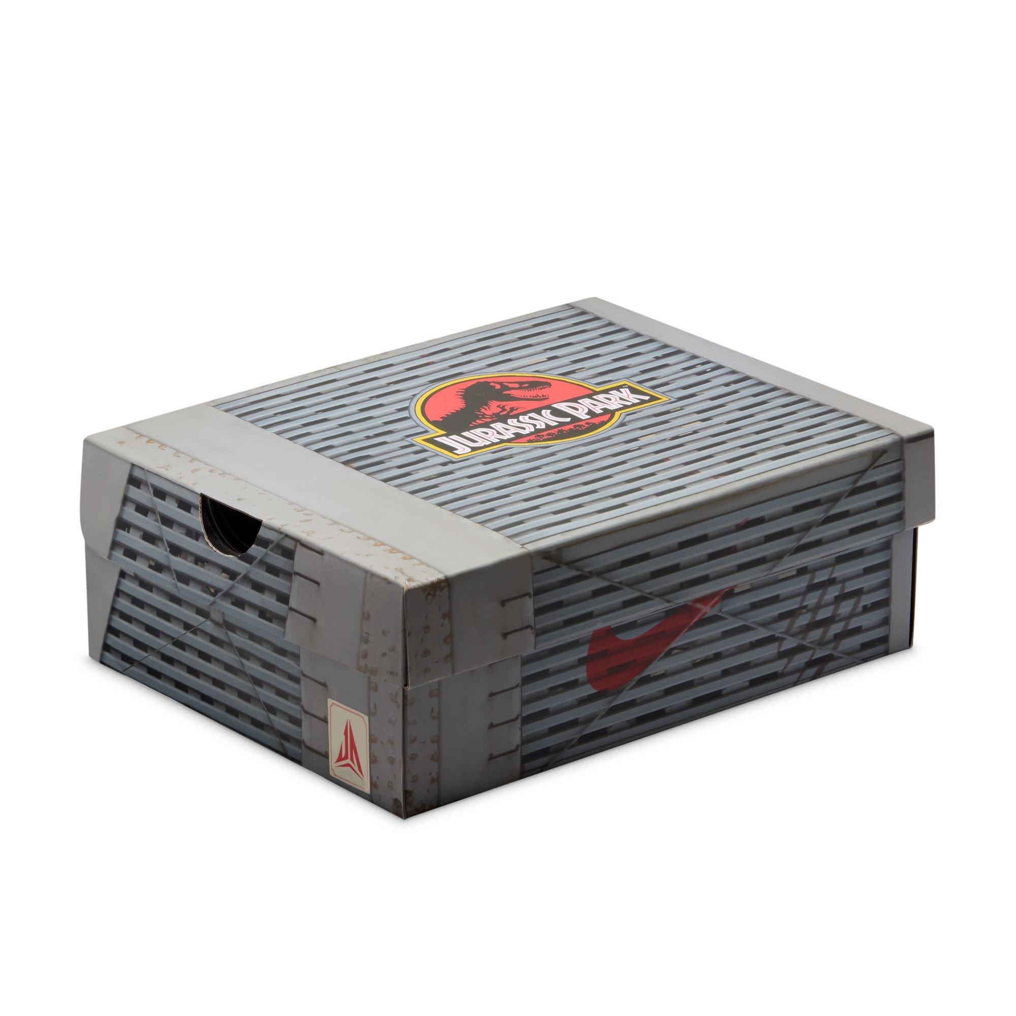 Nike Ja 3 "Explorer" Grade School Kids' Basketball Shoe - GREEN SPARK/BLACK/UNIVERSITY RED Thumbnail View 10