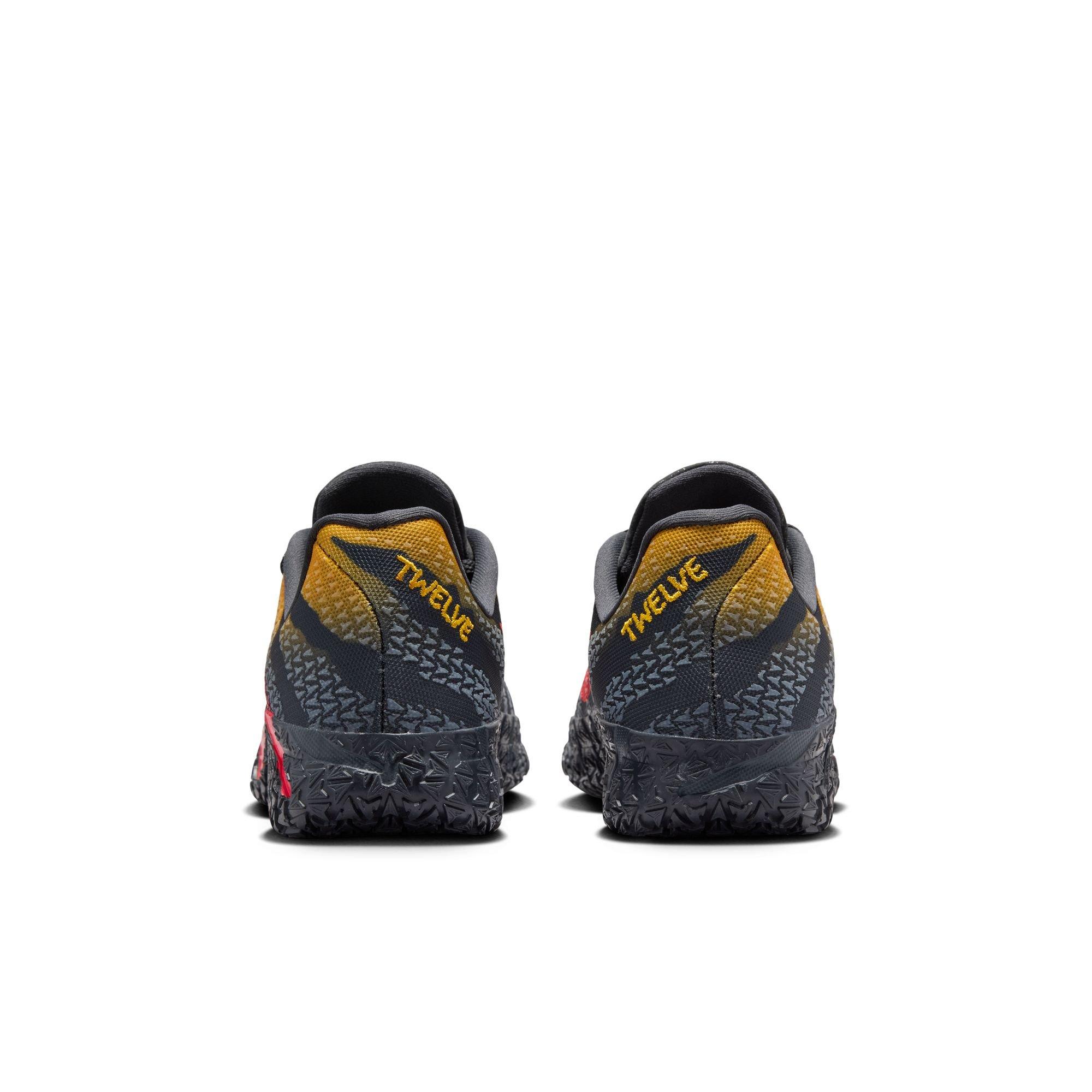 Nike Ja 3 "Raptor" Grade School Kids' Basketball Shoe - ANTHRACITE/BRIGHT CRIMSON/YELLOW OCHRE Thumbnail View 13