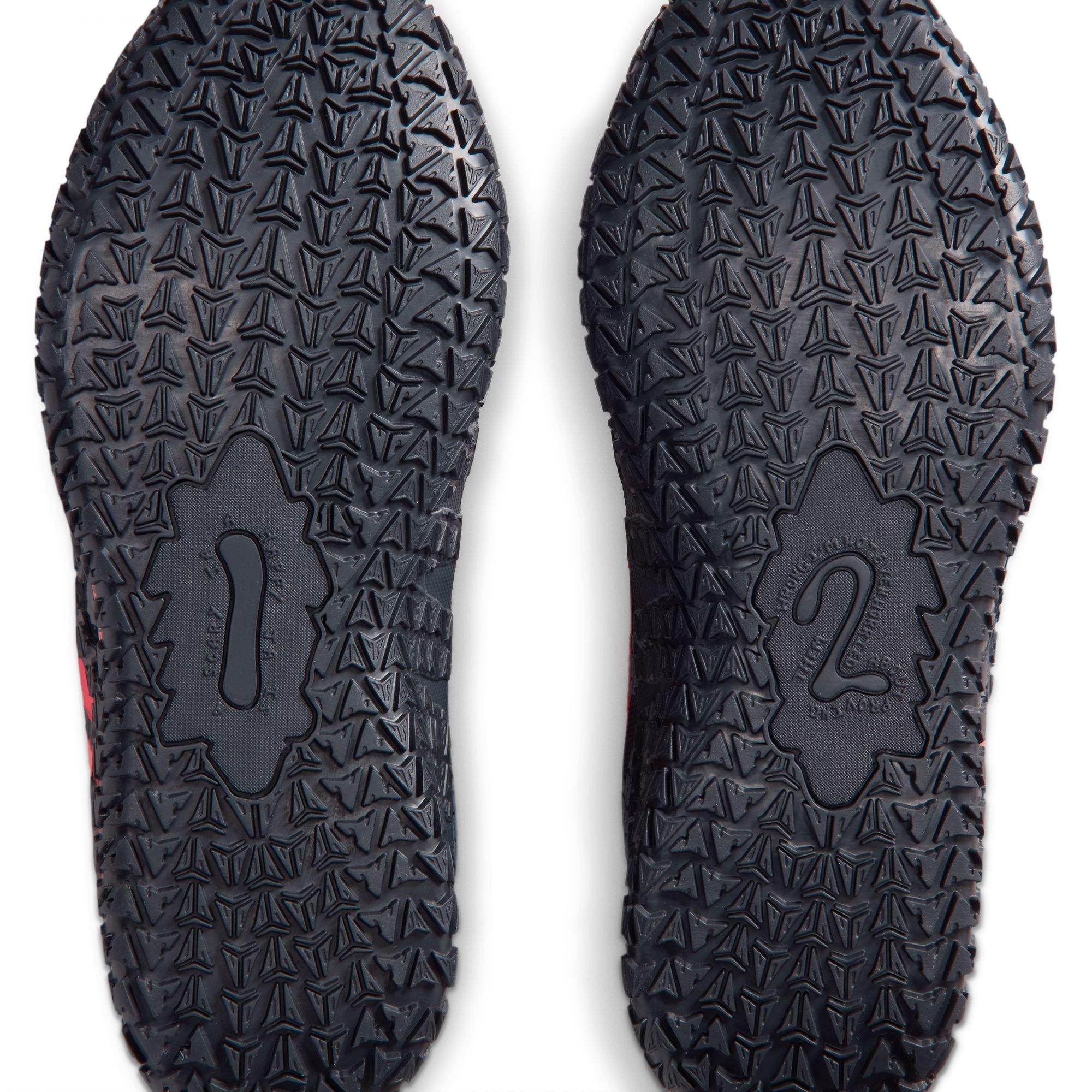 Nike Ja 3 "Raptor" Grade School Kids' Basketball Shoe - ANTHRACITE/BRIGHT CRIMSON/YELLOW OCHRE Thumbnail View 16