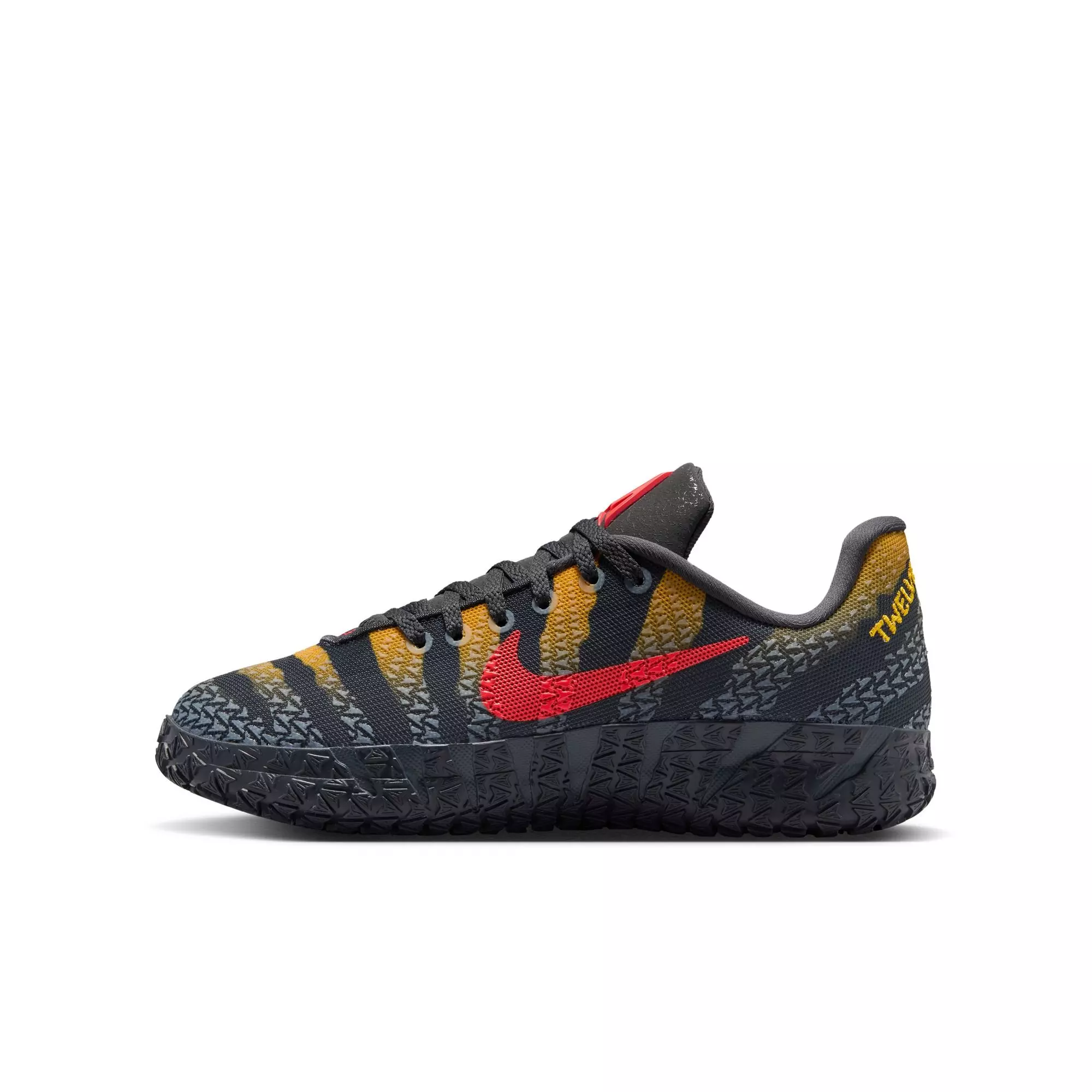 Nike Ja 3 "Raptor" Grade School Kids' Basketball Shoe - ANTHRACITE/BRIGHT CRIMSON/YELLOW OCHRE
