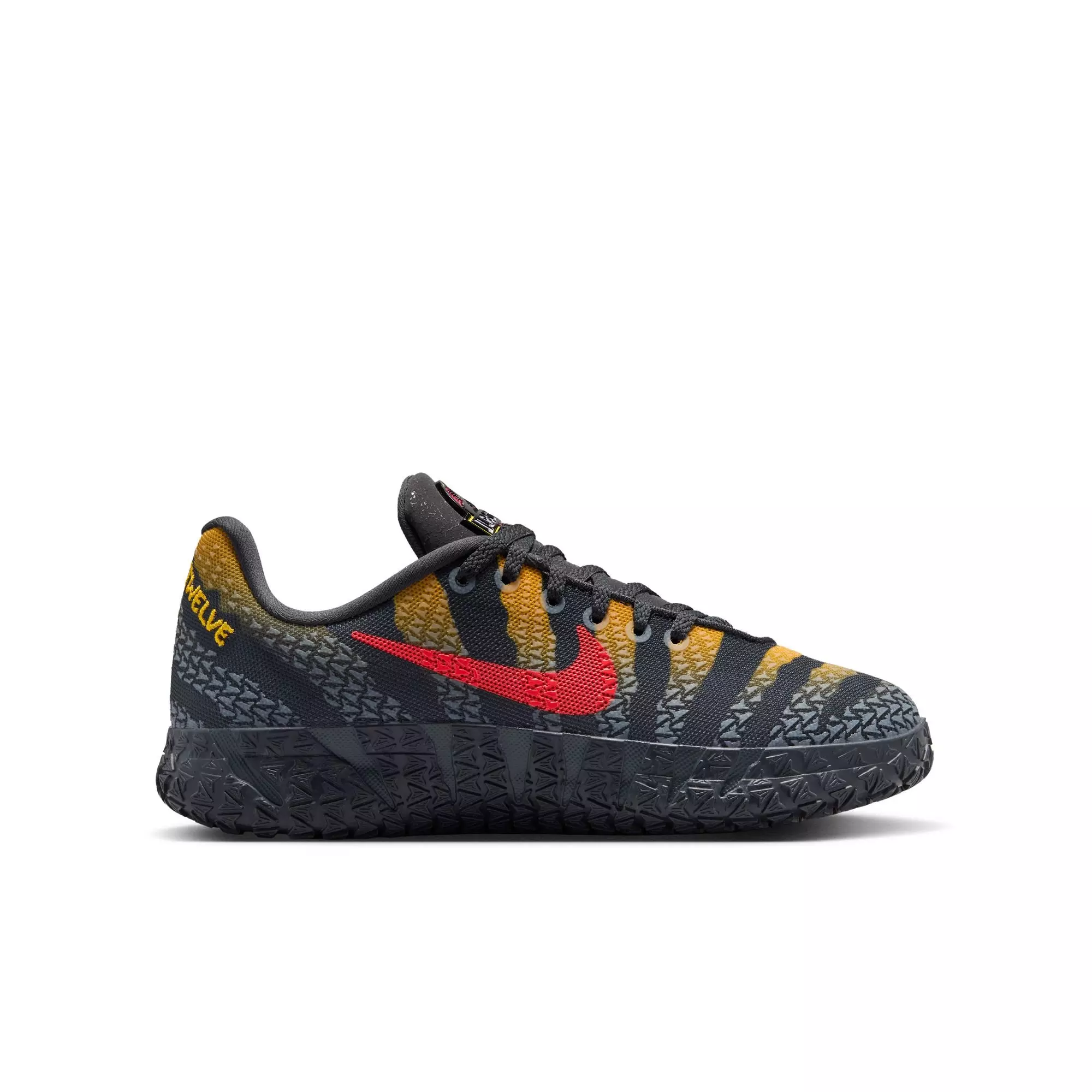 Nike Ja 3 "Raptor" Grade School Kids' Basketball Shoe - ANTHRACITE/BRIGHT CRIMSON/YELLOW OCHRE