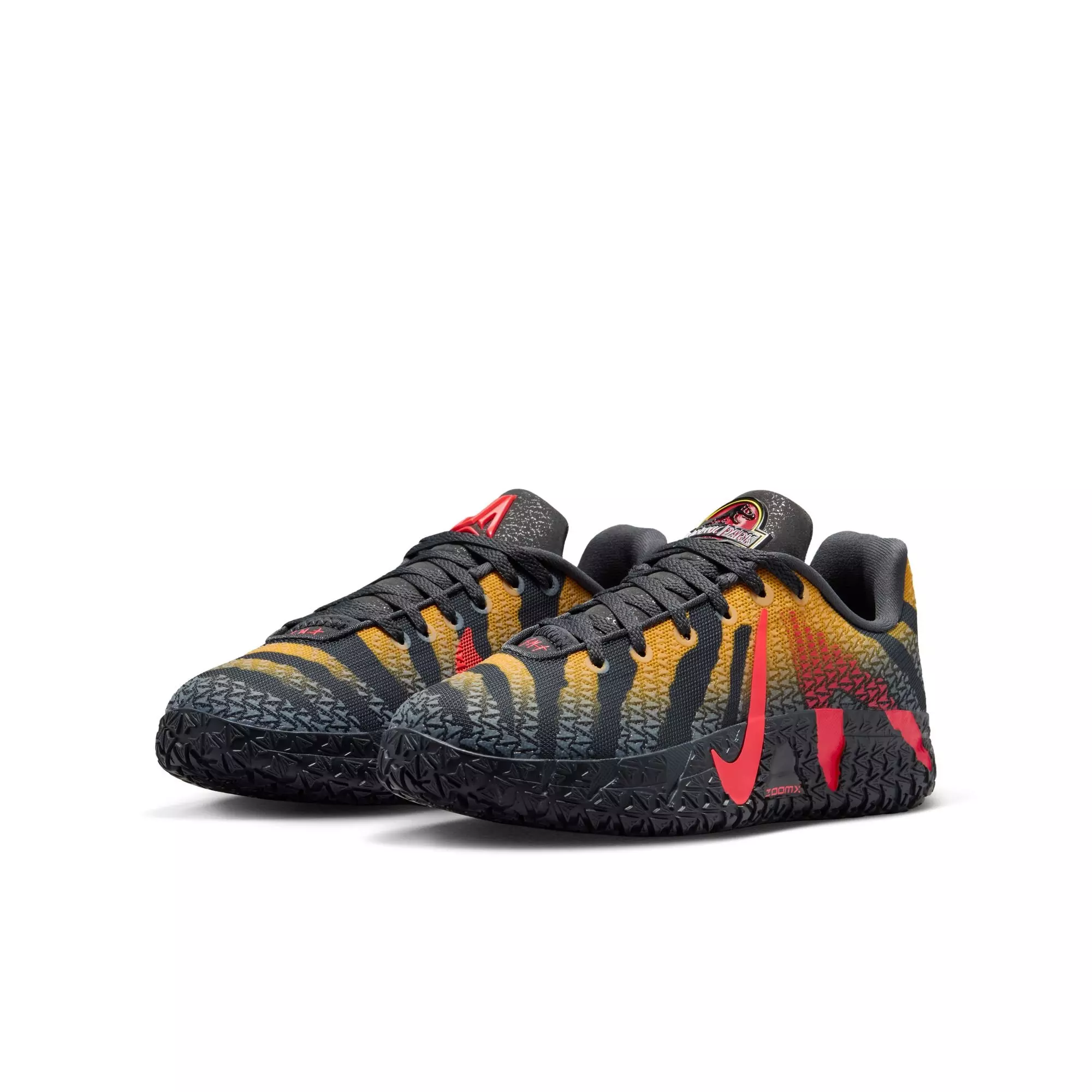 Nike Ja 3 "Raptor" Grade School Kids' Basketball Shoe - ANTHRACITE/BRIGHT CRIMSON/YELLOW OCHRE