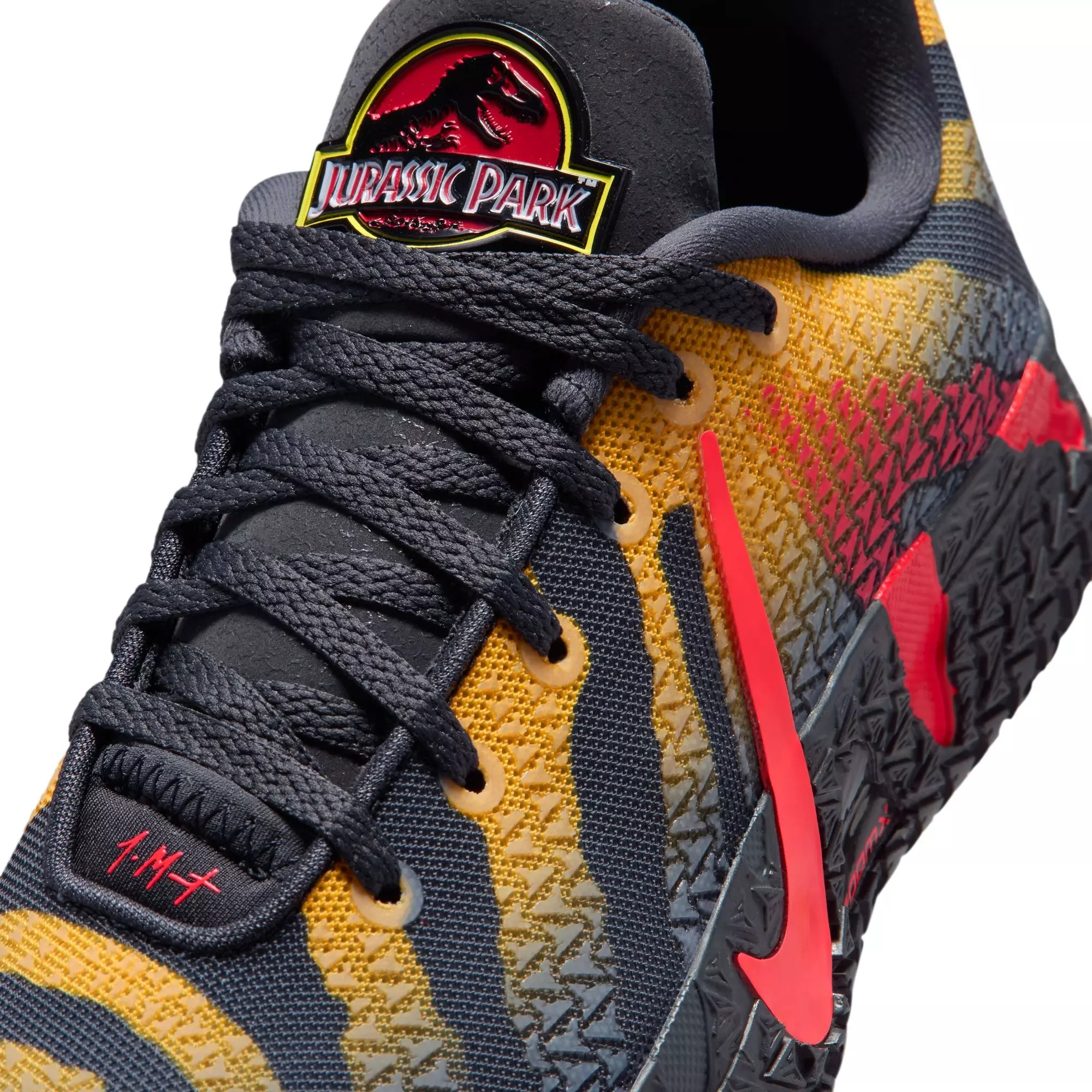 Nike Ja 3 "Raptor" Grade School Kids' Basketball Shoe - ANTHRACITE/BRIGHT CRIMSON/YELLOW OCHRE