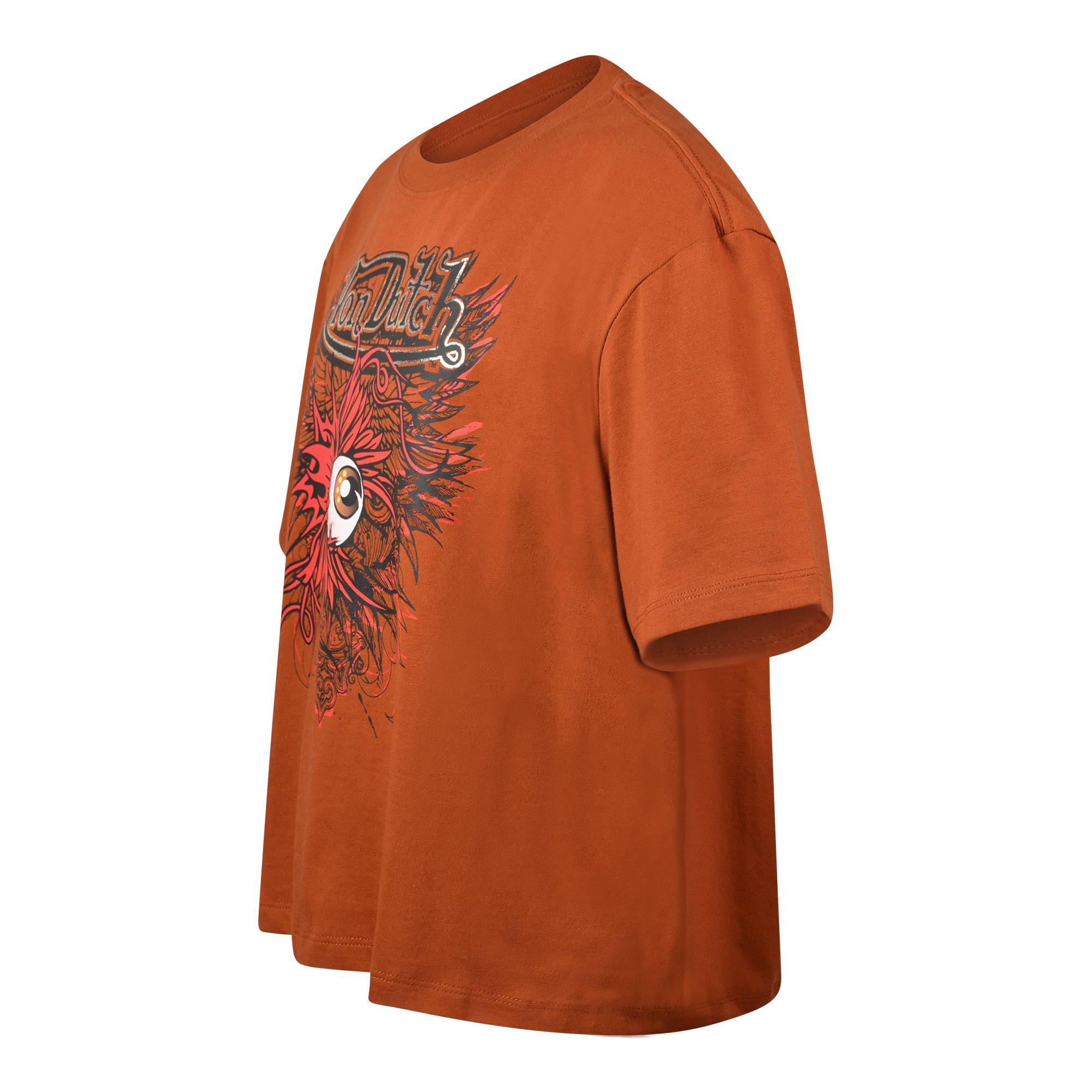 Von Dutch Eye Big Boys' Brown Tee