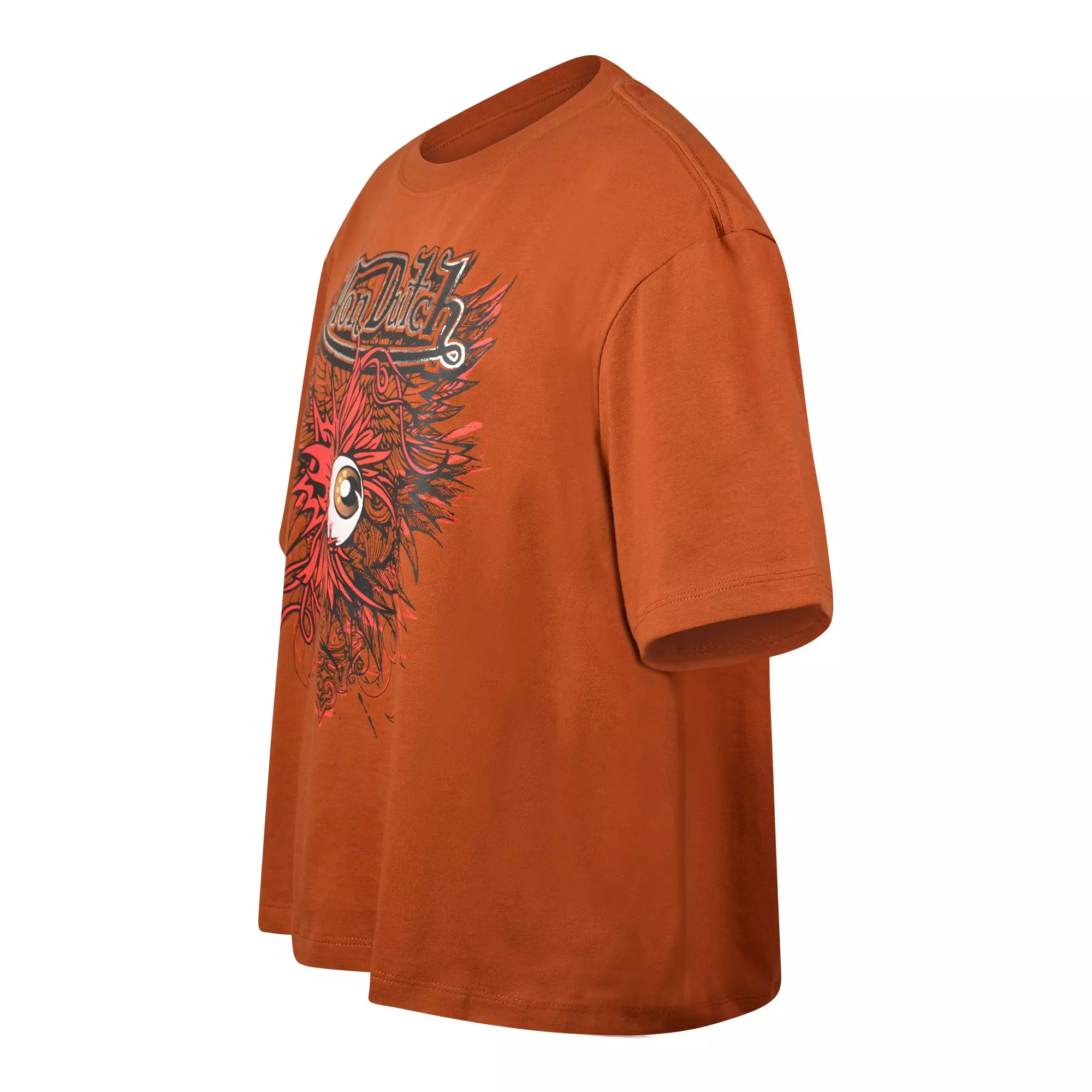 Von Dutch Big Boys' Eye Tee - Brown - BROWN