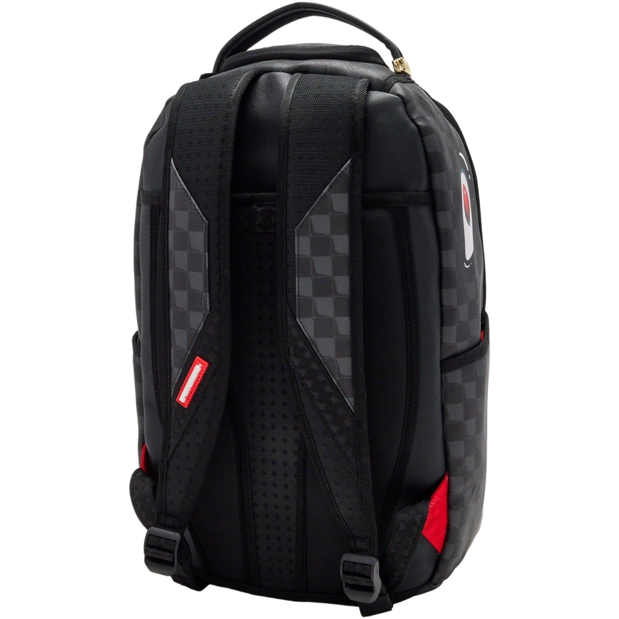 Sprayground Sharks in Paris Balloon Backpack - BLACK Thumbnail View 2