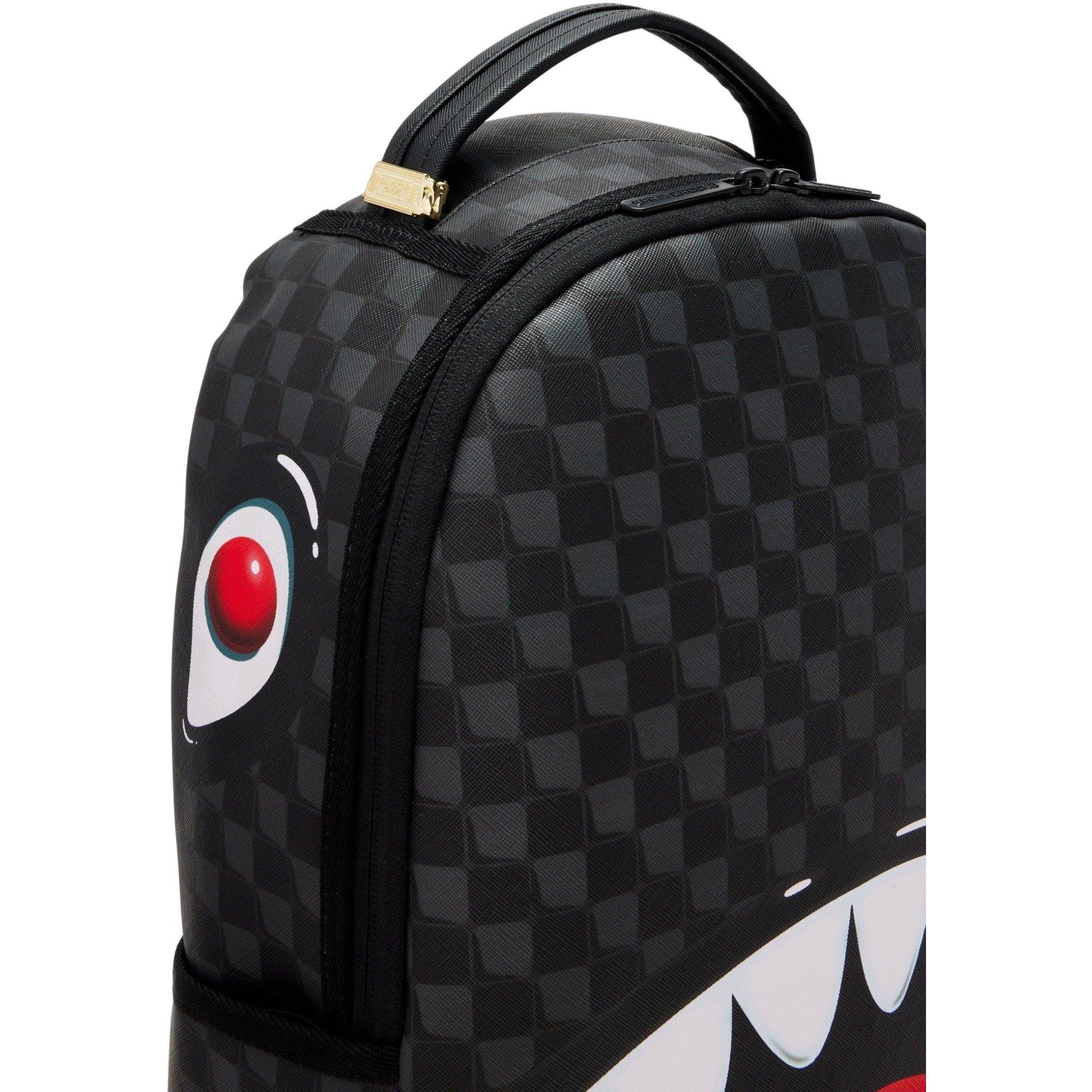 Sprayground Sharks in Paris Balloon Backpack - BLACK Thumbnail View 3