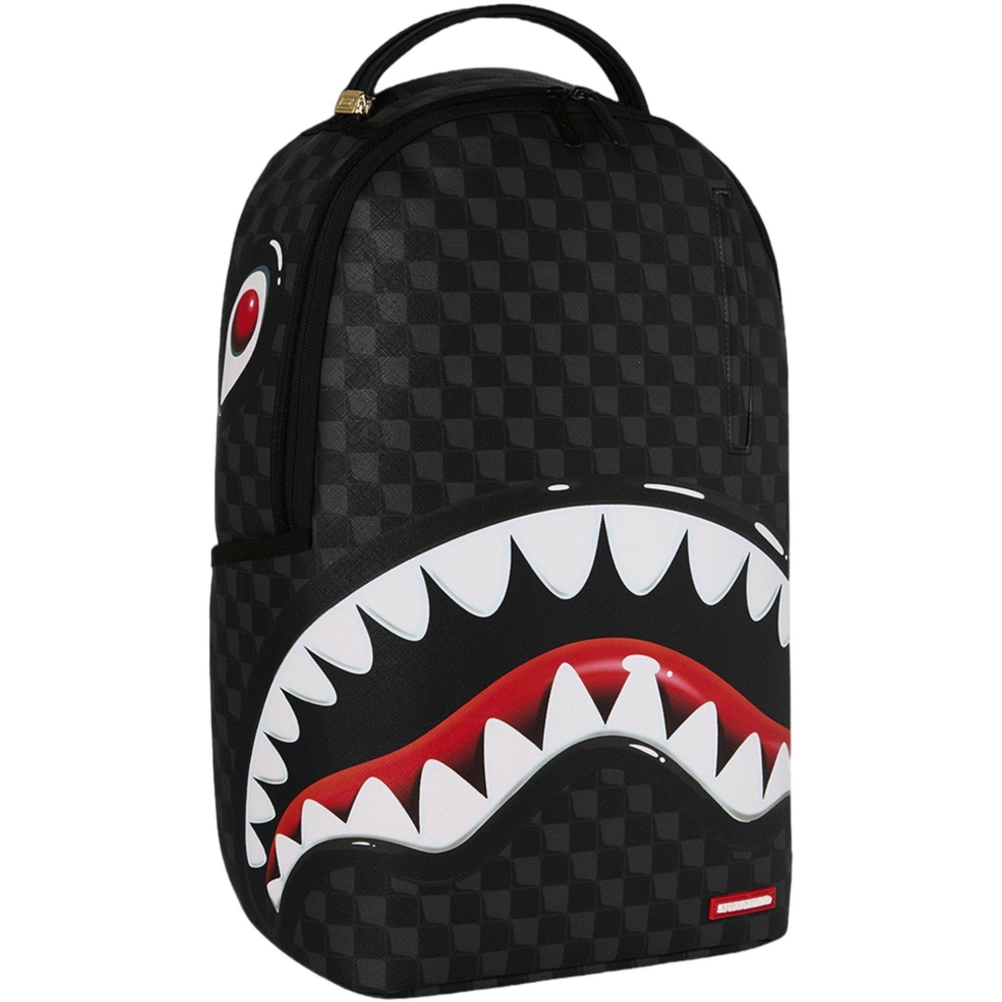 Sprayground Sharks in Paris Balloon Backpack - Black - BLACK Thumbnail View 4