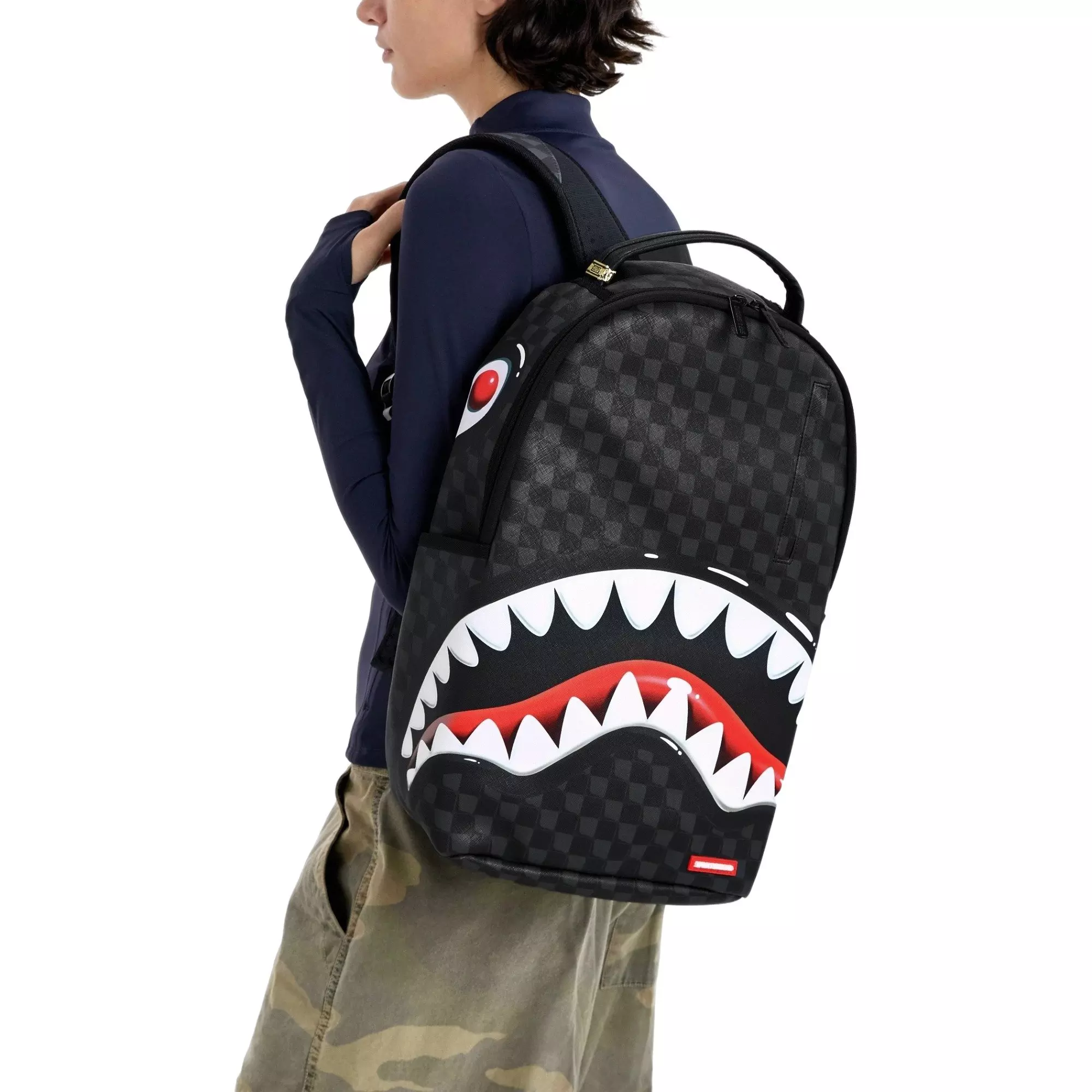 Sprayground Sharks in Paris Balloon Backpack - BLACK