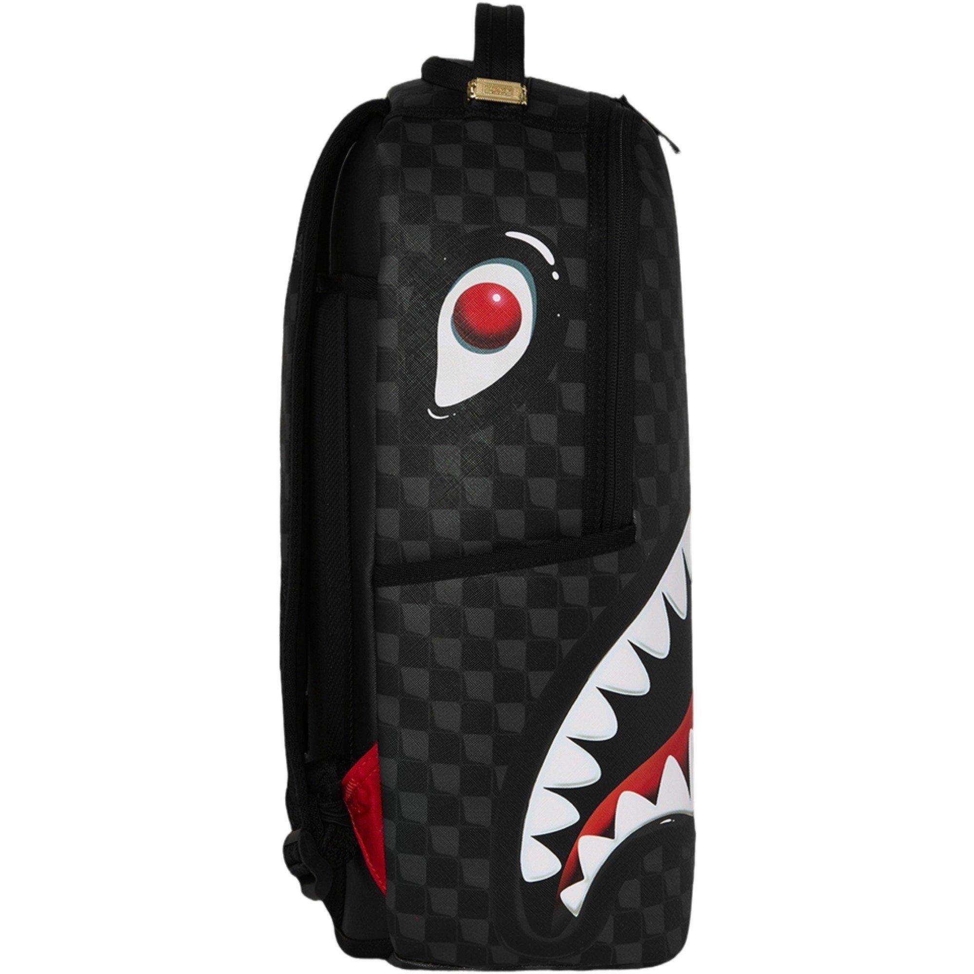 Sprayground Sharks in Paris Balloon Backpack - BLACK Thumbnail View 5