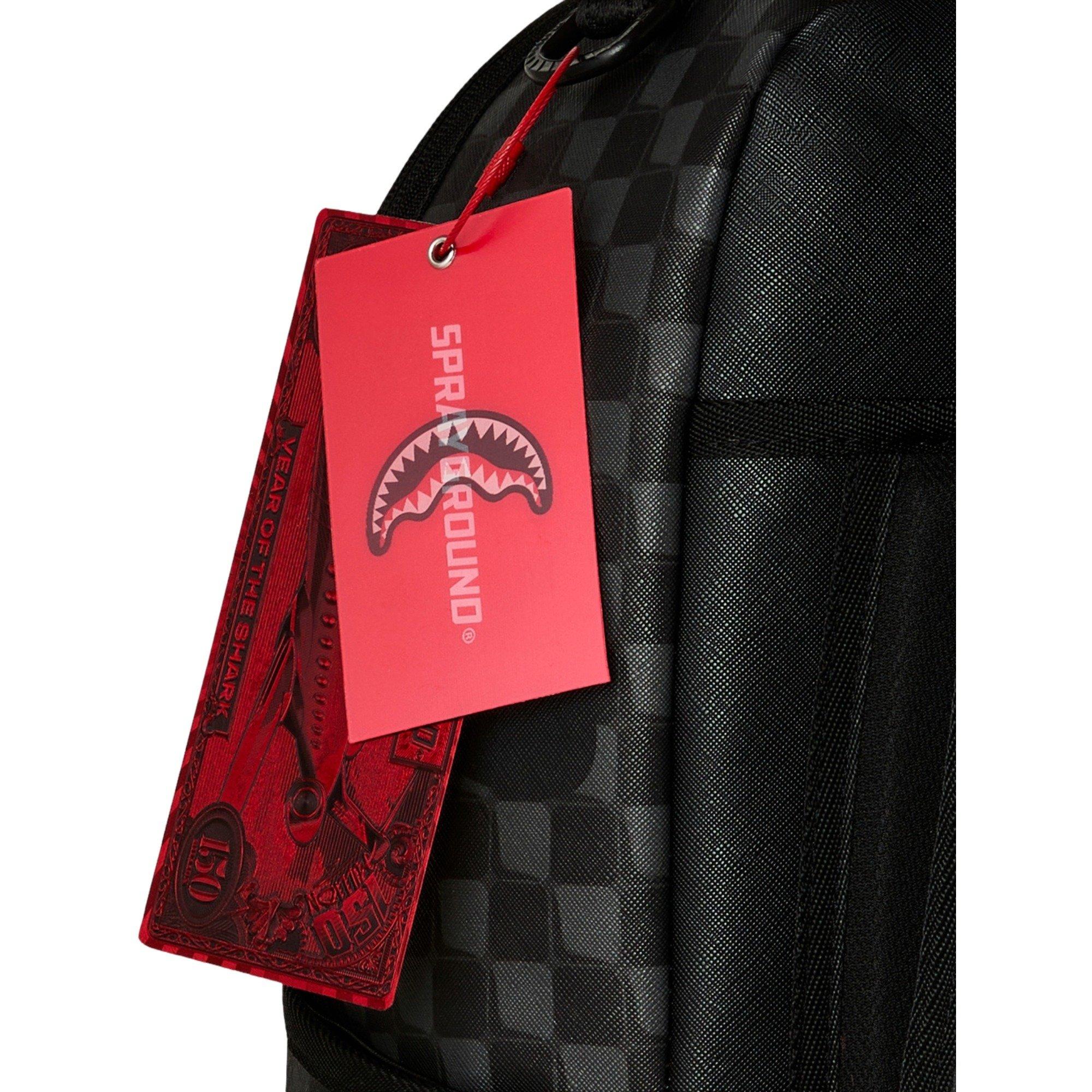 Sprayground Sharks in Paris Balloon Backpack - Black - BLACK Thumbnail View 9