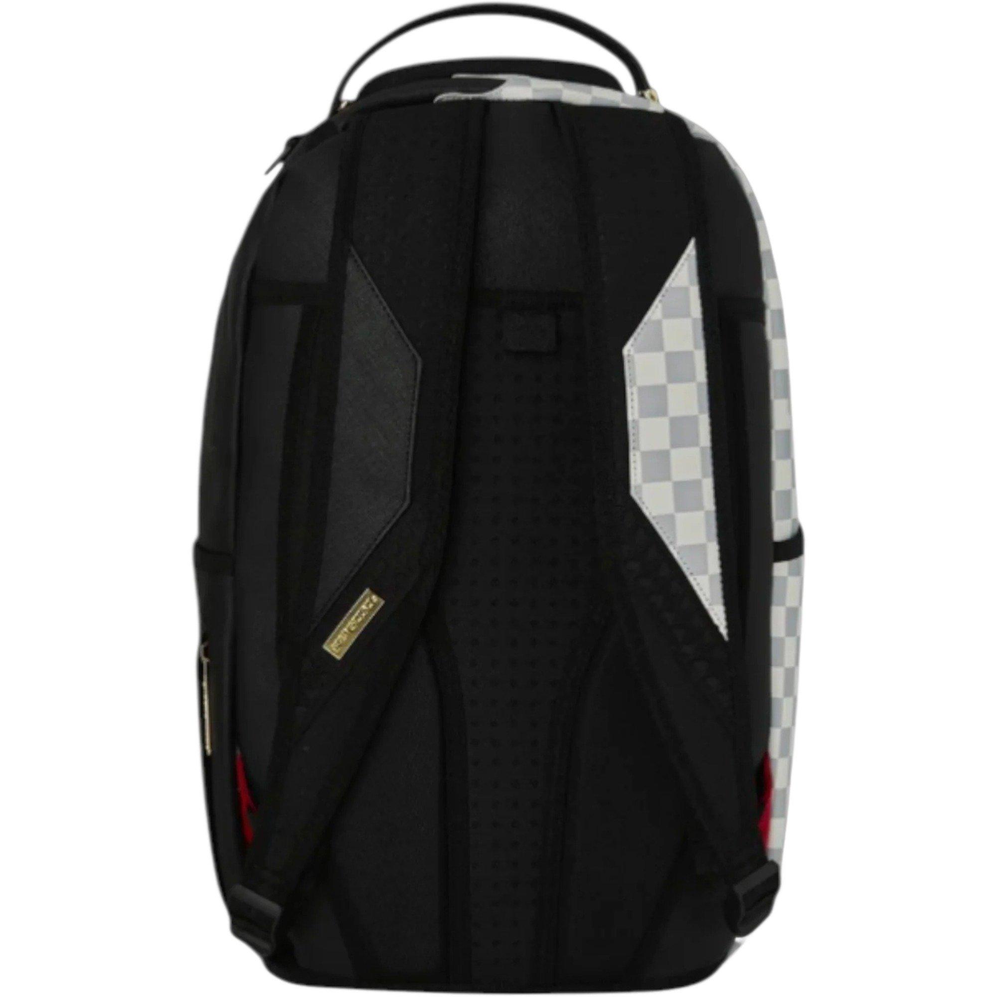 Sprayground Cream Check Side Drip Backpack - CREAM Thumbnail View 2