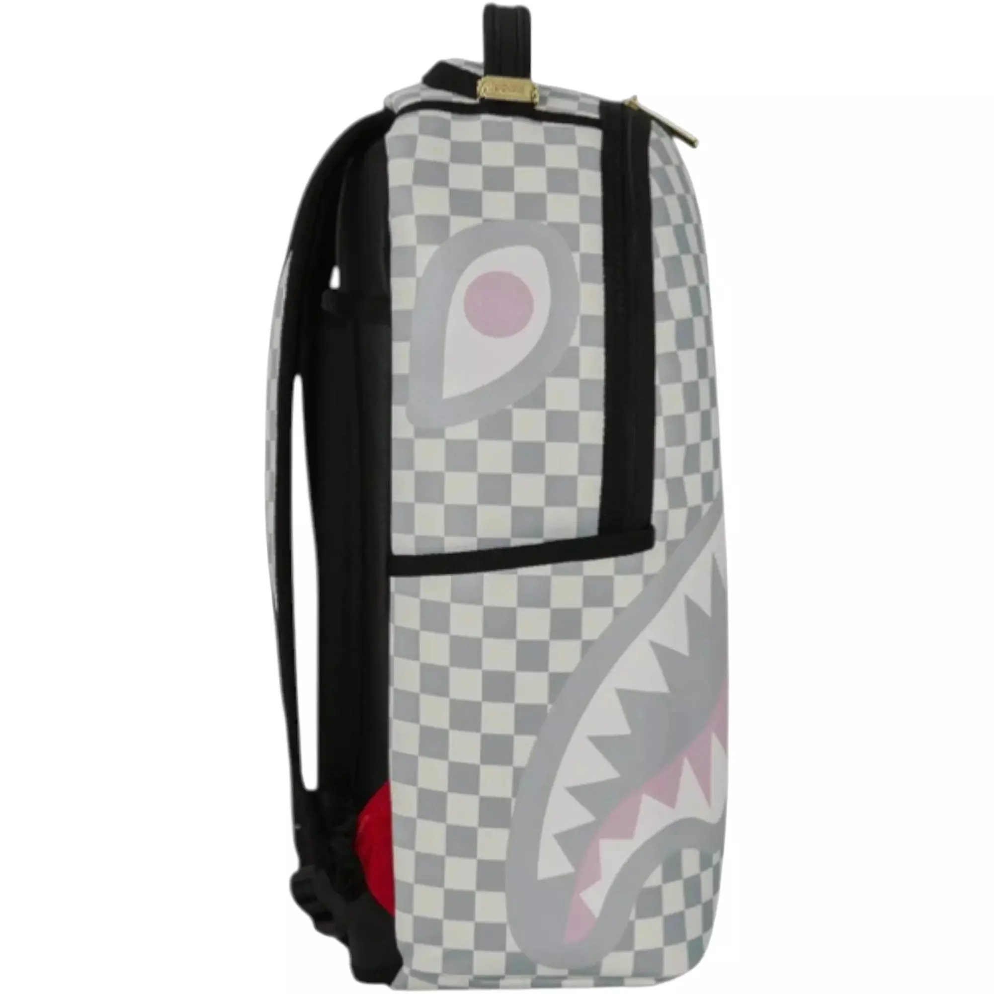 Sprayground Cream Check Side Drip Backpack - CREAM