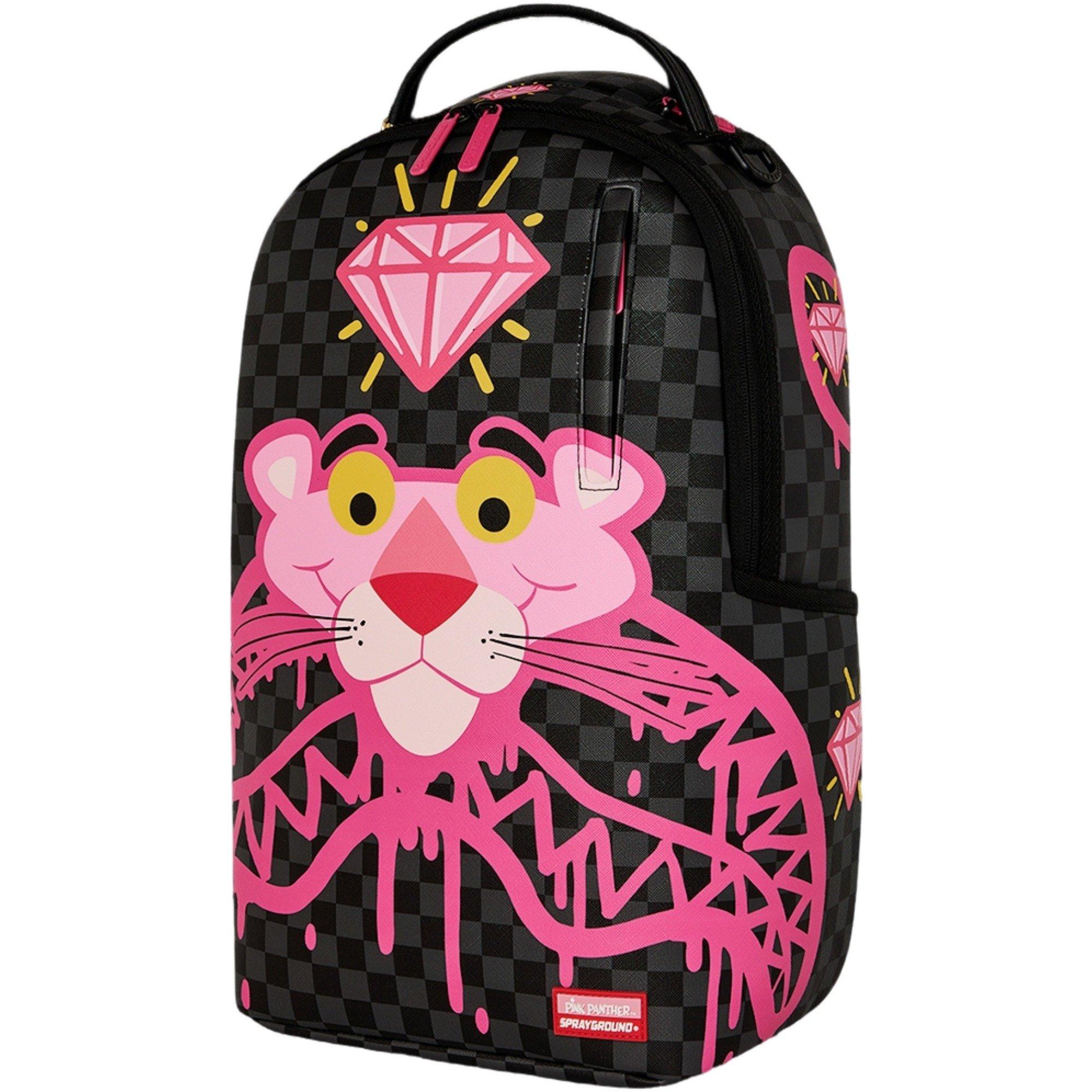 Sprayground Pink Panther Drippy Diamonds Backpack