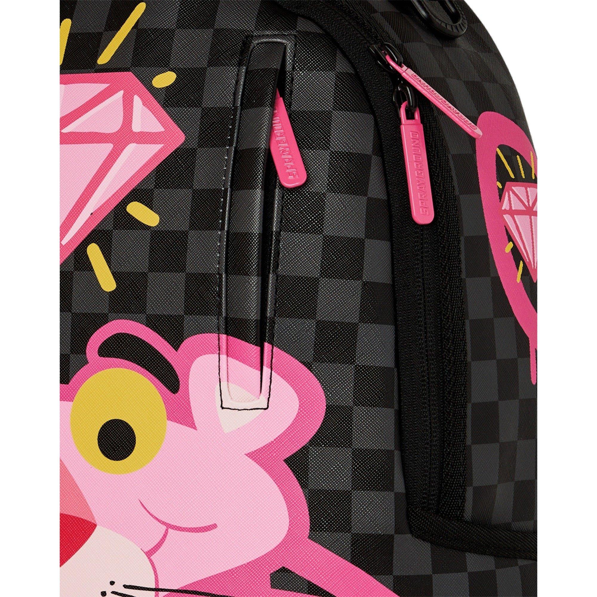 Sprayground Pink Panther Drippy Diamonds Backpack