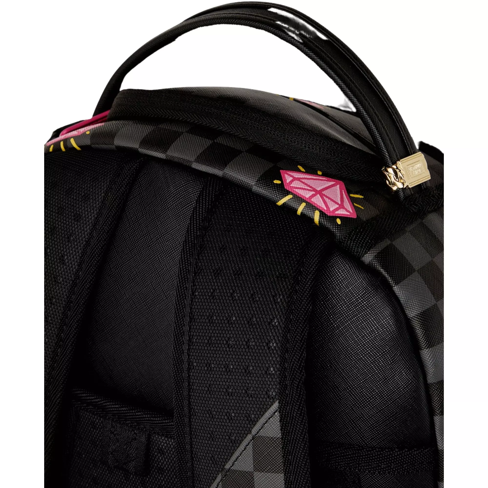 Sprayground Pink Panther Drippy Diamonds Backpack - MULTI-COLOR
