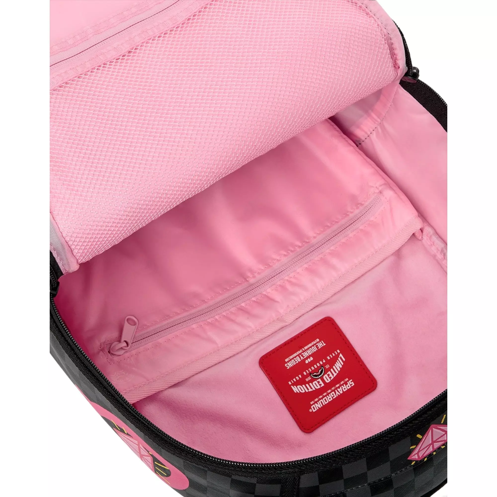 Sprayground Pink Panther Drippy Diamonds Backpack - MULTI-COLOR
