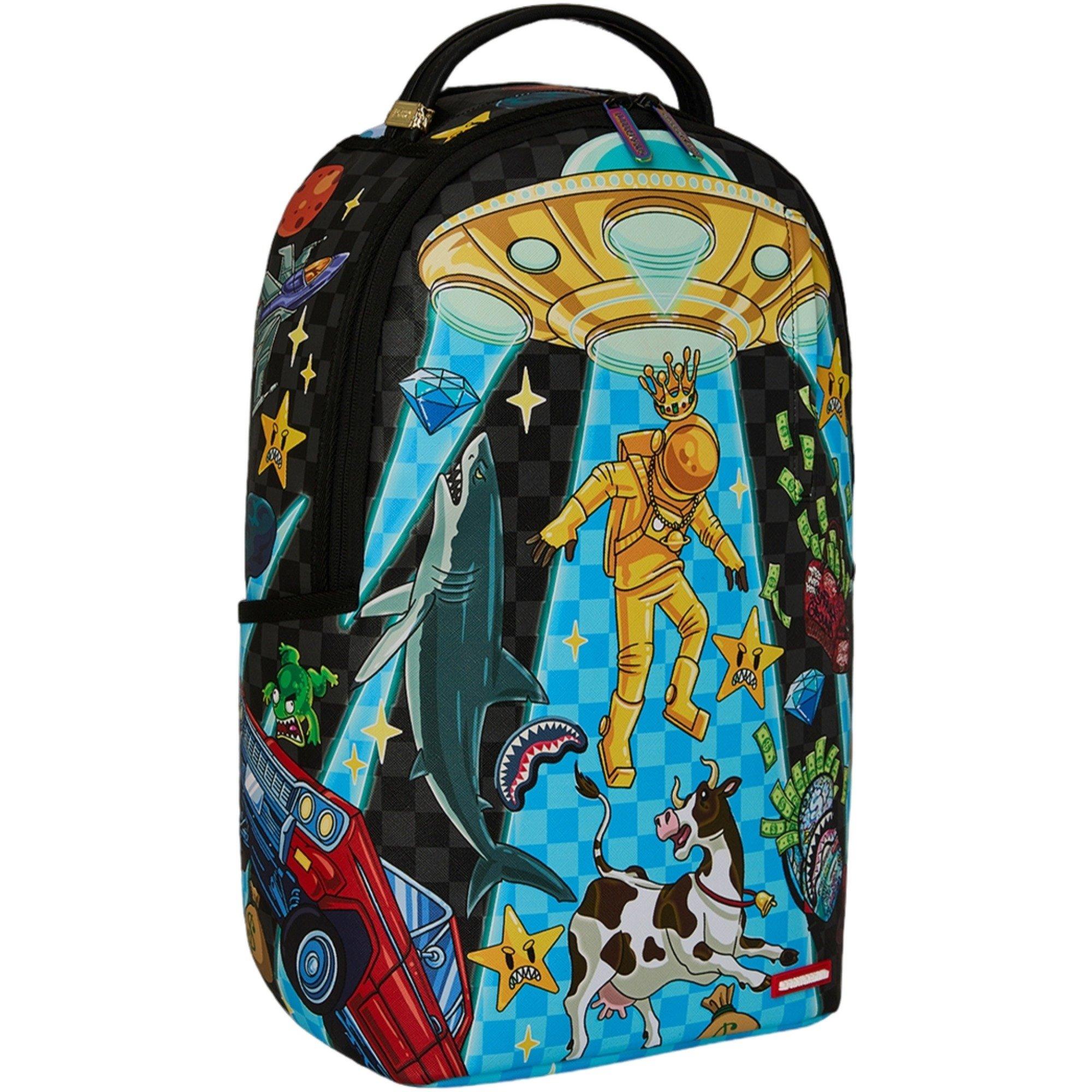 Sprayground Space Warped RMX Backpack - Multi-Color - MULTI-COLOR Thumbnail View 3