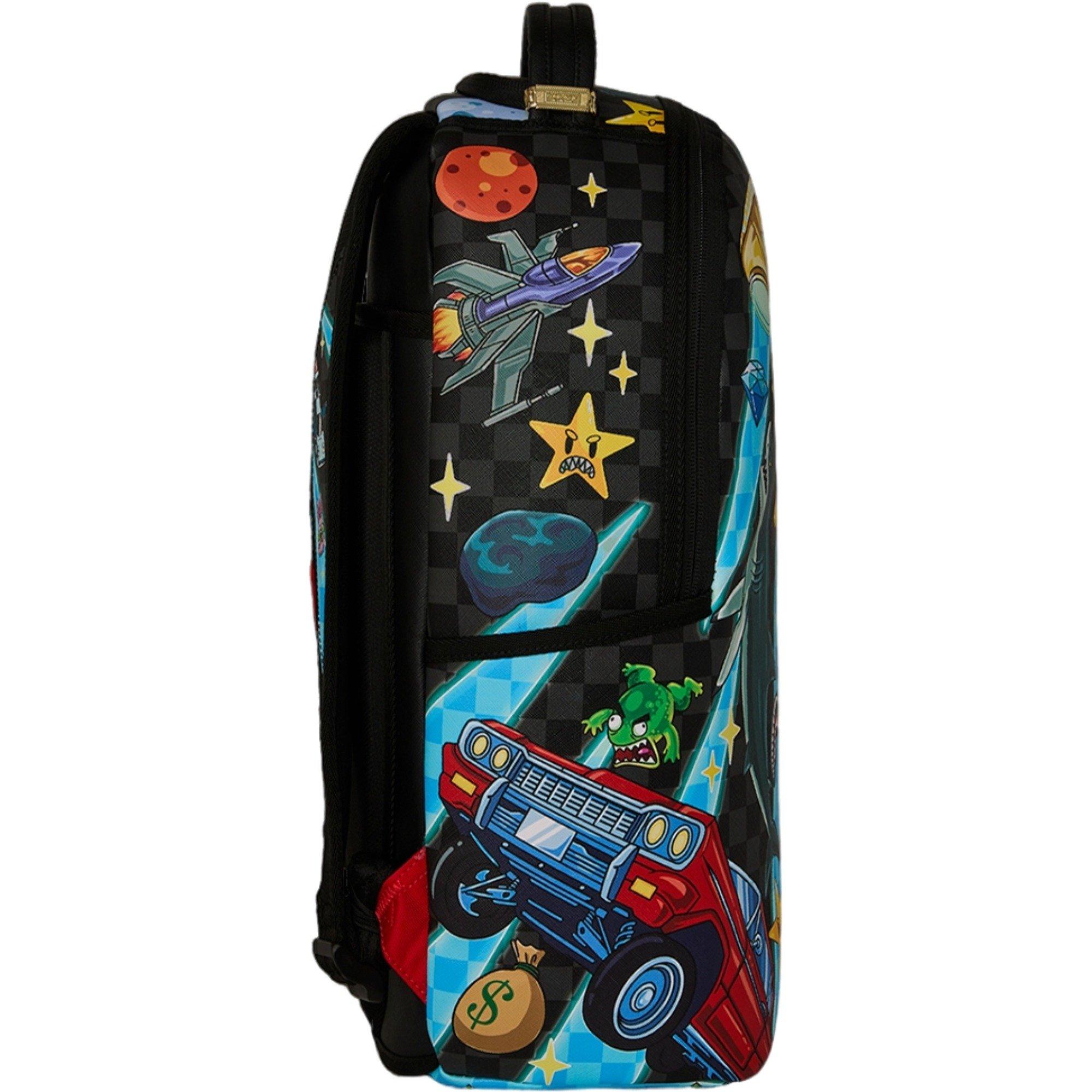 Sprayground Space Warped RMX Backpack - Multi-Color - MULTI-COLOR Thumbnail View 5