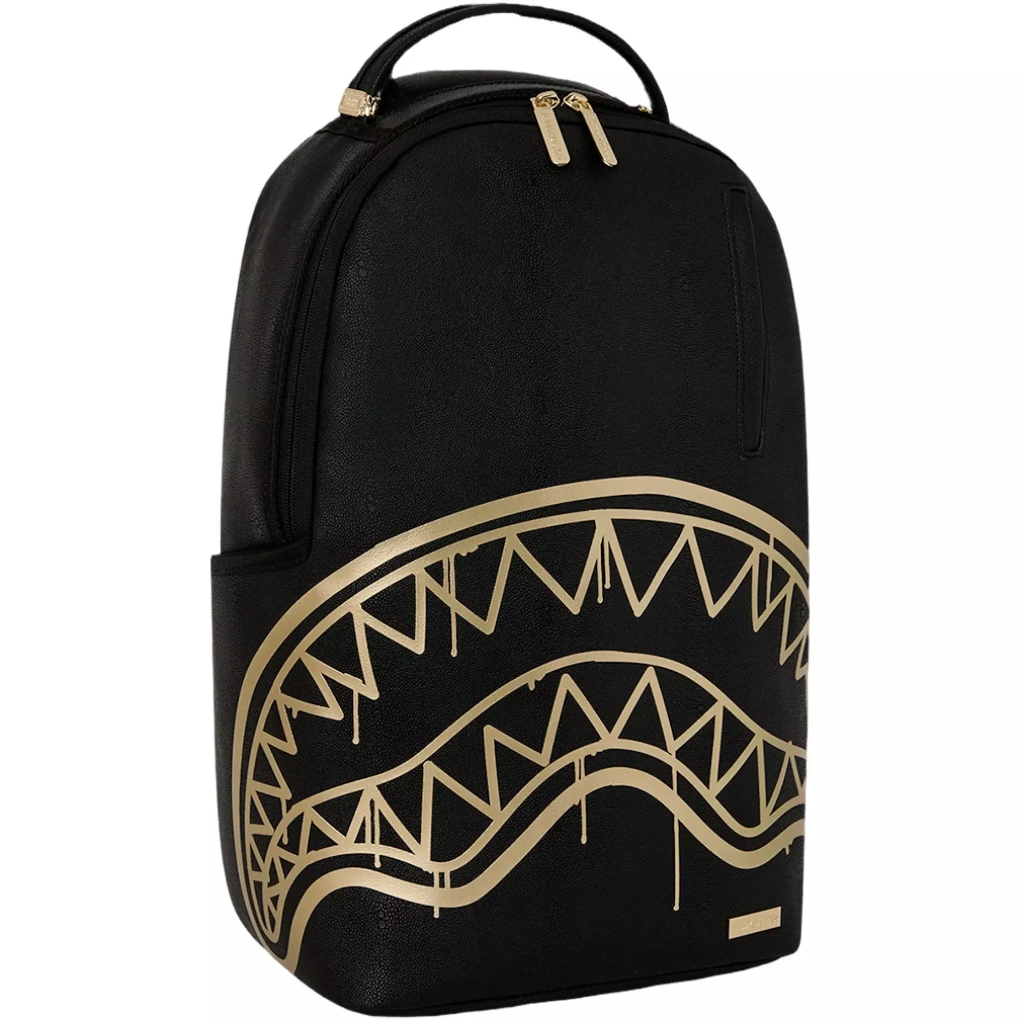 Sprayground That Gold Drip Backpack - BLACK