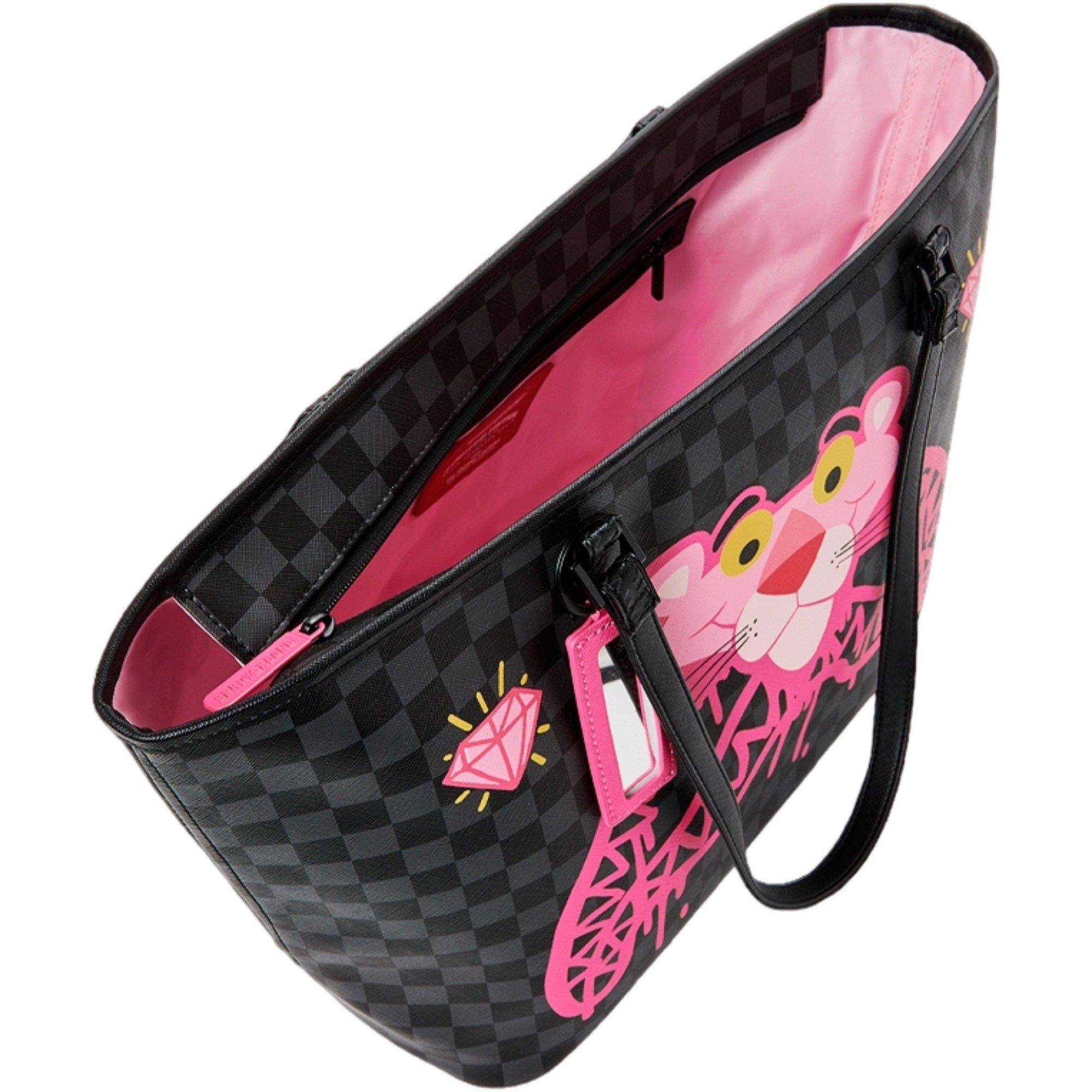 Sprayground Pink Panther Drippy Diamonds Tote Bag - MULTI-COLOR Thumbnail View 4