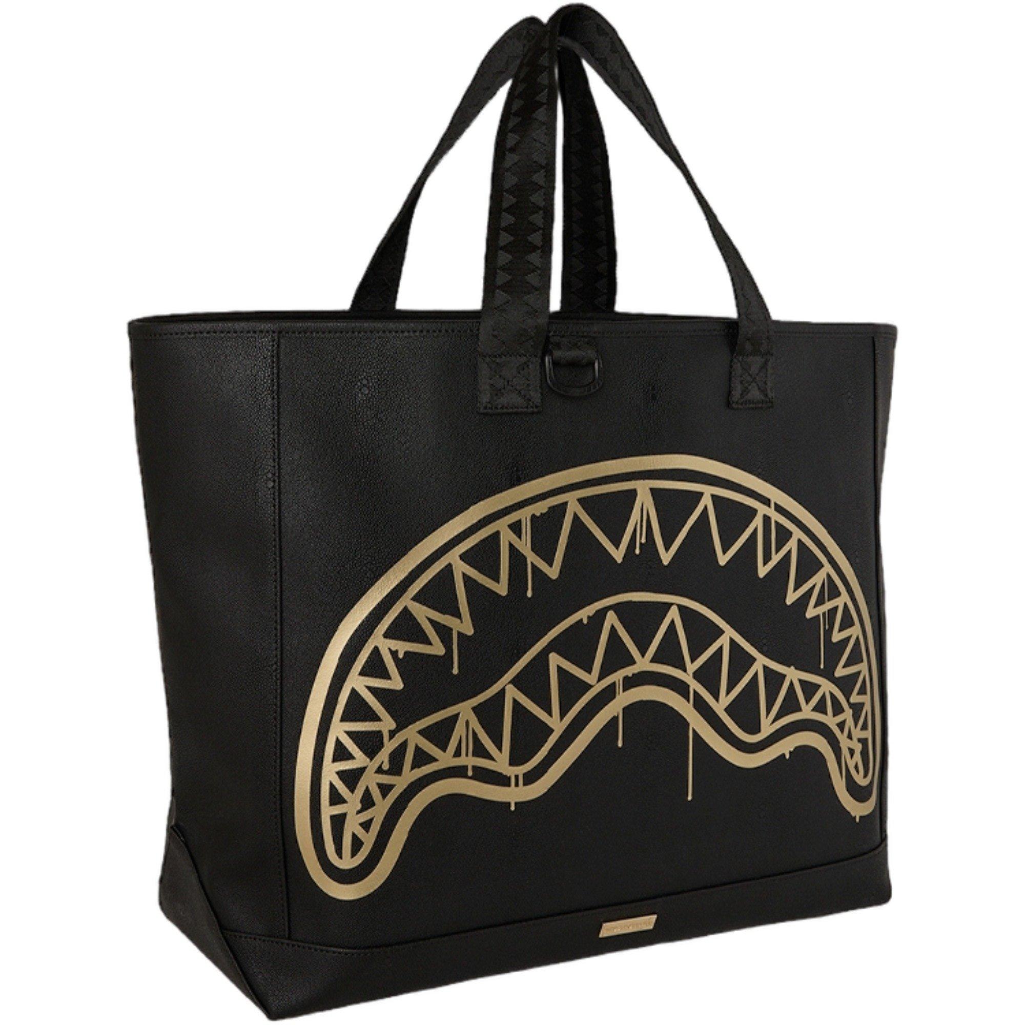 Sprayground That Gold Drip Beach Tote Bag