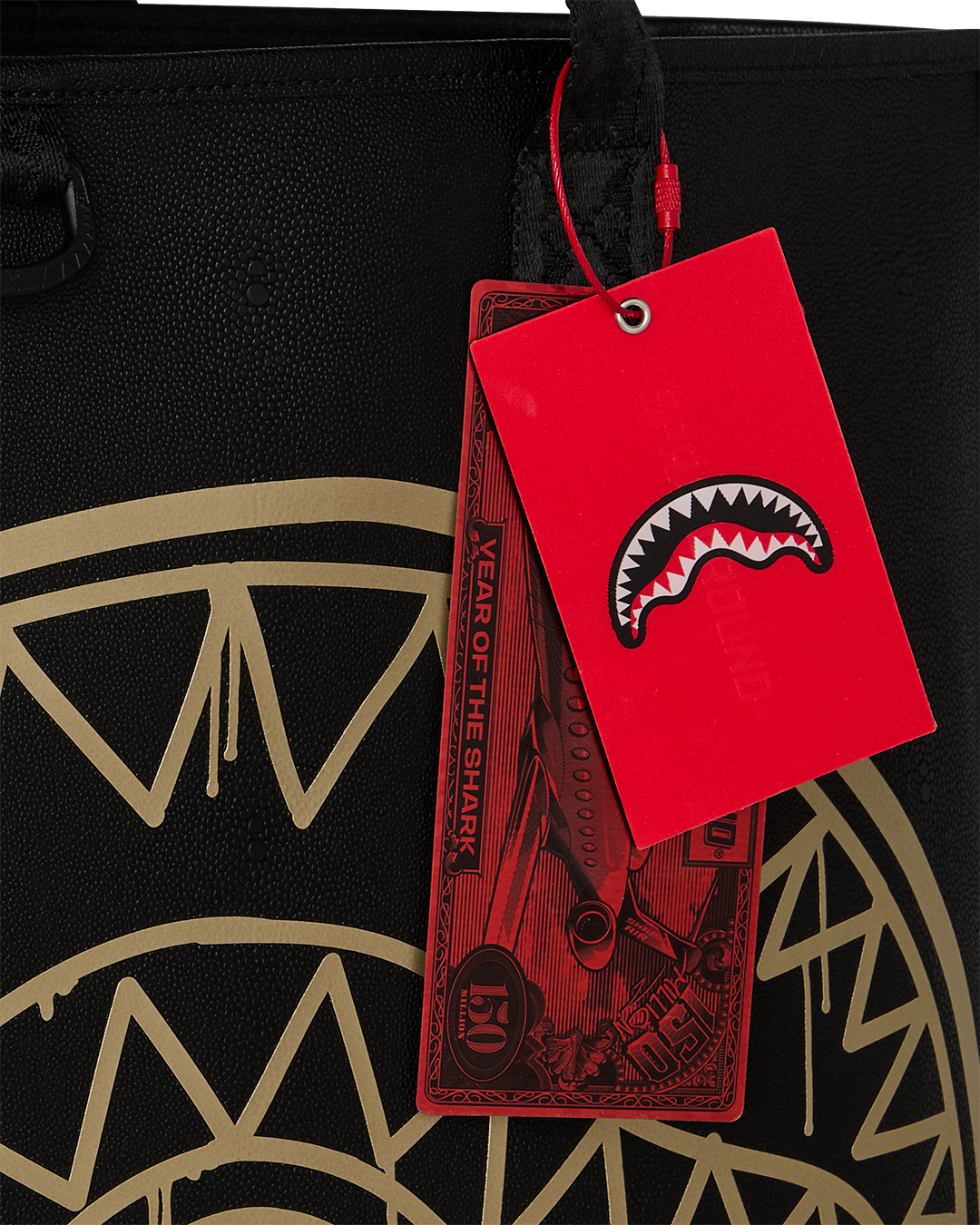 Sprayground That Gold Drip Beach Tote Bag