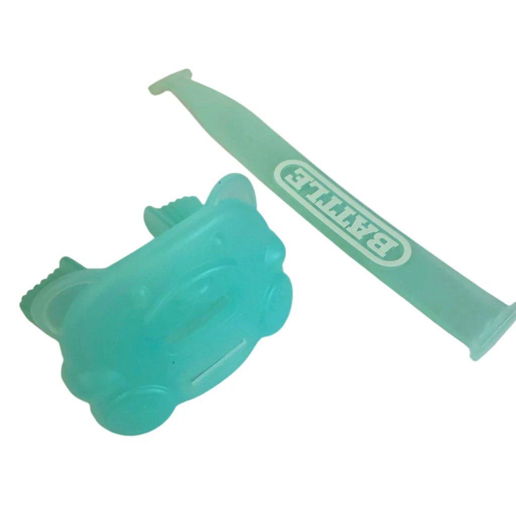 Battle Sports 3D Gummy Bear Speed Football Mouthguard - Aqua - AQUA