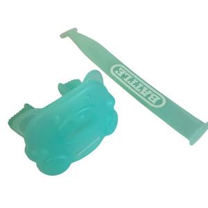 Battle Sports 3D Gummy Bear Speed Football Mouthguard - Aqua - AQUA