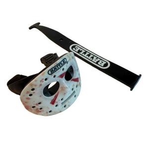 Battle Sports 3D Mask Oxygen Football Mouthguard - WHITE/BLACK